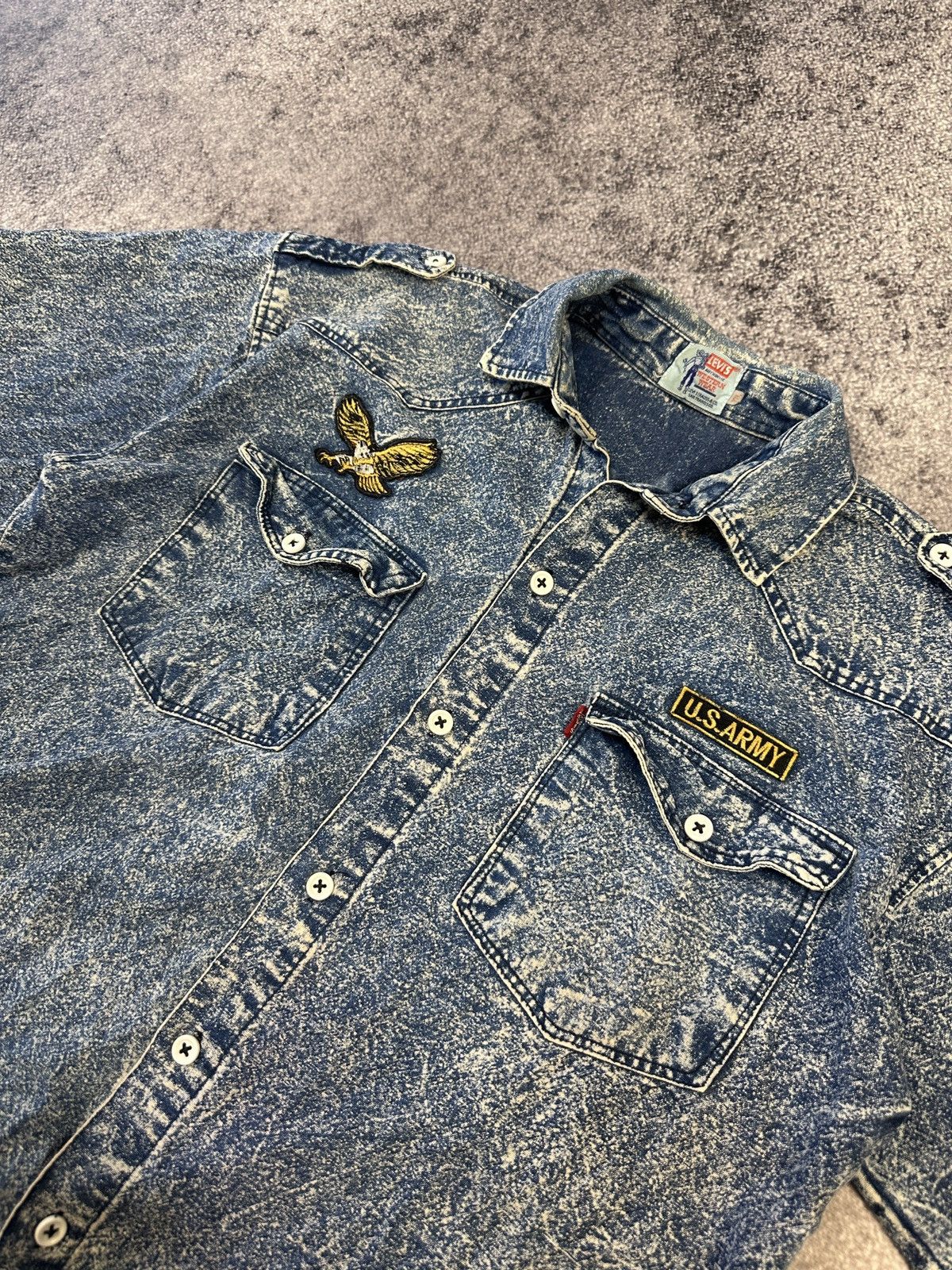 Levi's × Vintage Vintage Levi’s Denim Button Up Shirt 50s Western Wear USA XL Size US XL / EU 56 / 4 - 2 Thumbnail