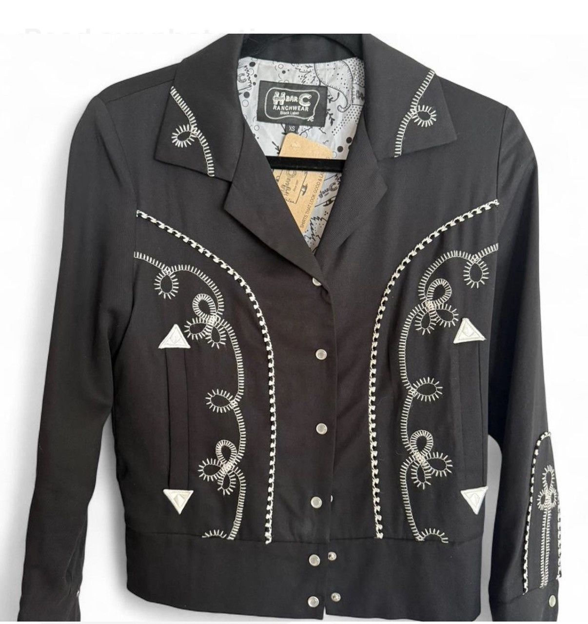 Other HbarC Women’s Western Bolero Jacket New W/tags Size XS Size XS / US 0-2 / IT 36-38 - 1 Thumbnail