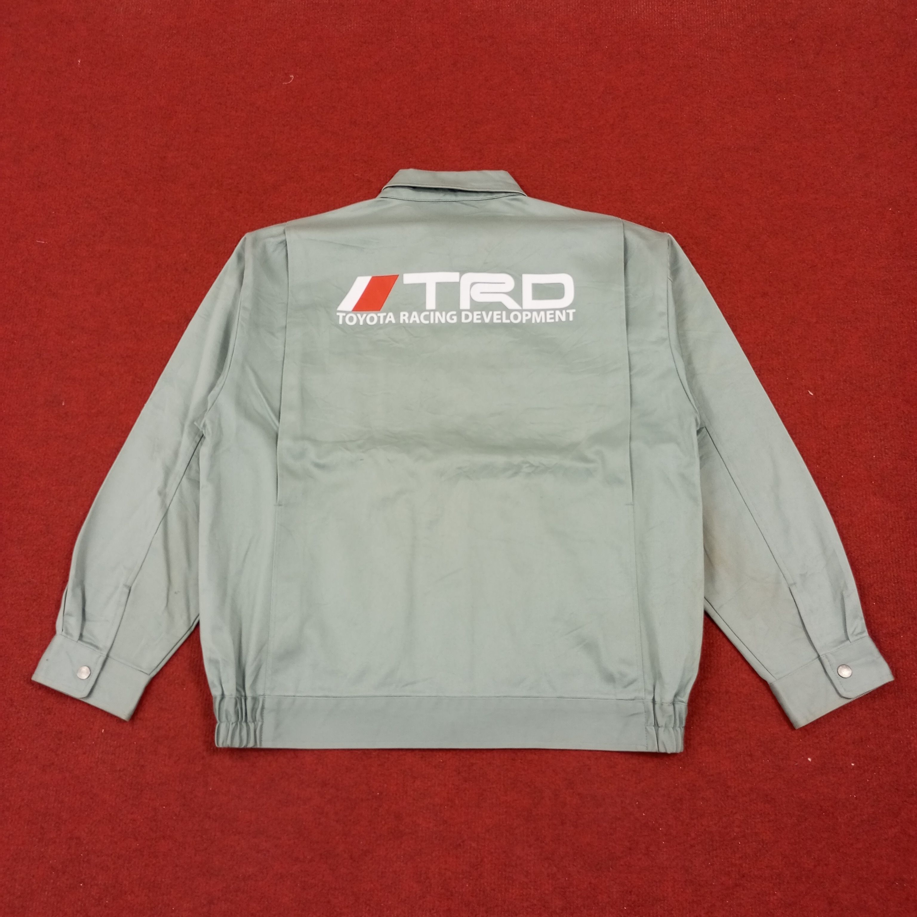 Japanese Brand TRD Toyota Racing Development Motorsports Custom Art Jacket Size US M / EU 48-50 / 2 - 1 Thumbnail
