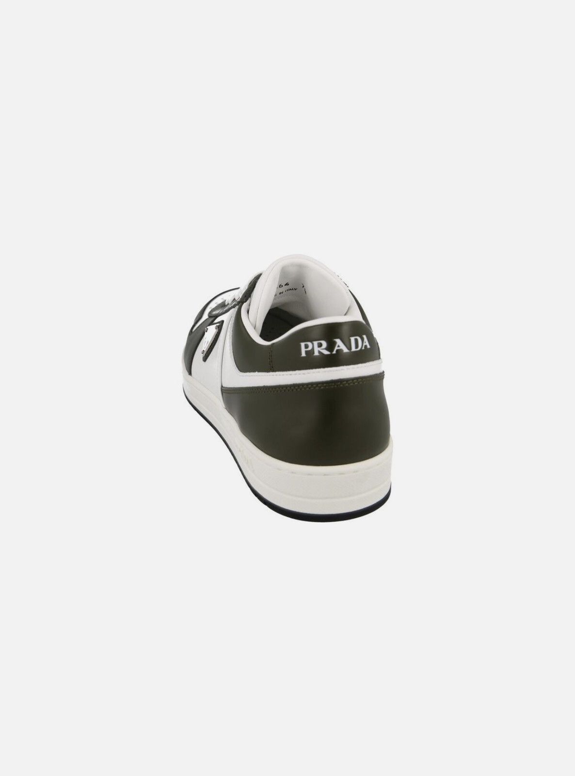 Prada Prada low green and white leather sneakers Size US 11 / EU 44 - 4 Thumbnail