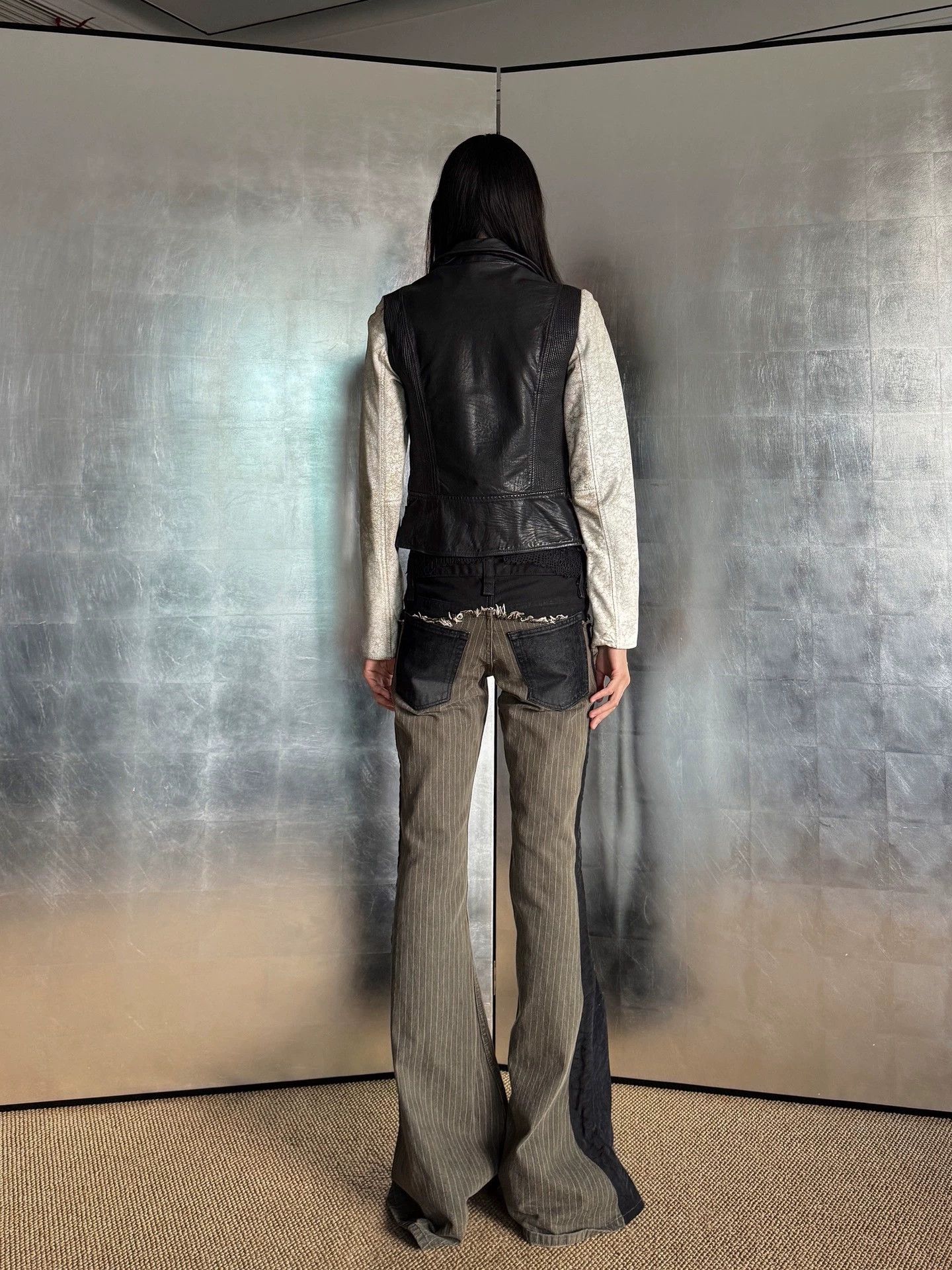 Other British Brand Cowhide Colorblock Vtg Biker Jkt Size S / US 4 / IT 40 - 7 Thumbnail