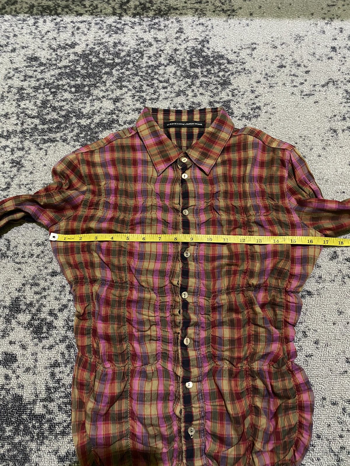 Marithe + Francois Girbaud Le jean de marithe fracois girbaud plaid shirt Size M / US 6-8 / IT 42-44 - 9 Thumbnail