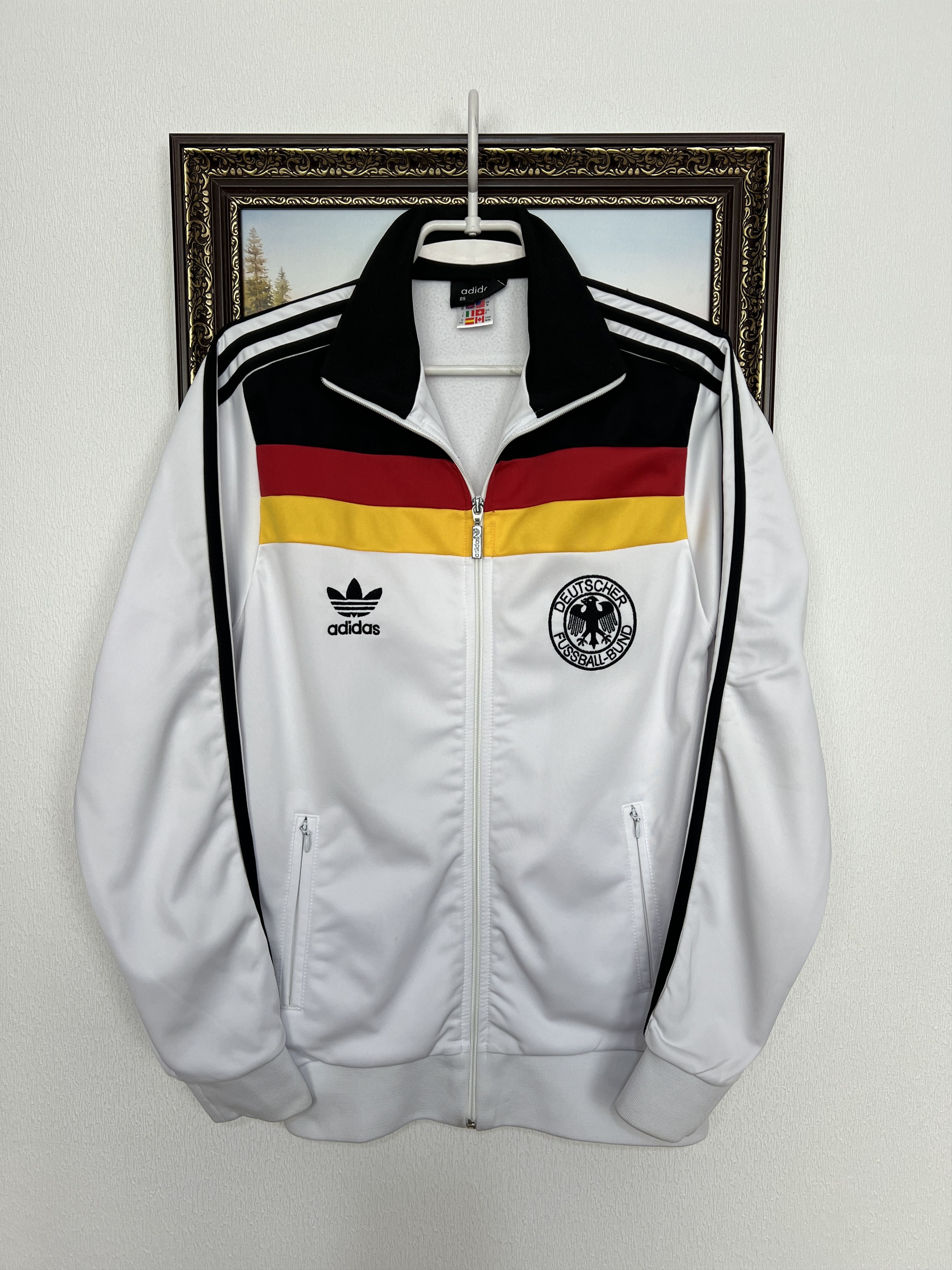 Adidas Vintage Germany Football Set Soccer Suit Jacket Pants Rare Size US M / EU 48-50 / 2 - 2 Thumbnail