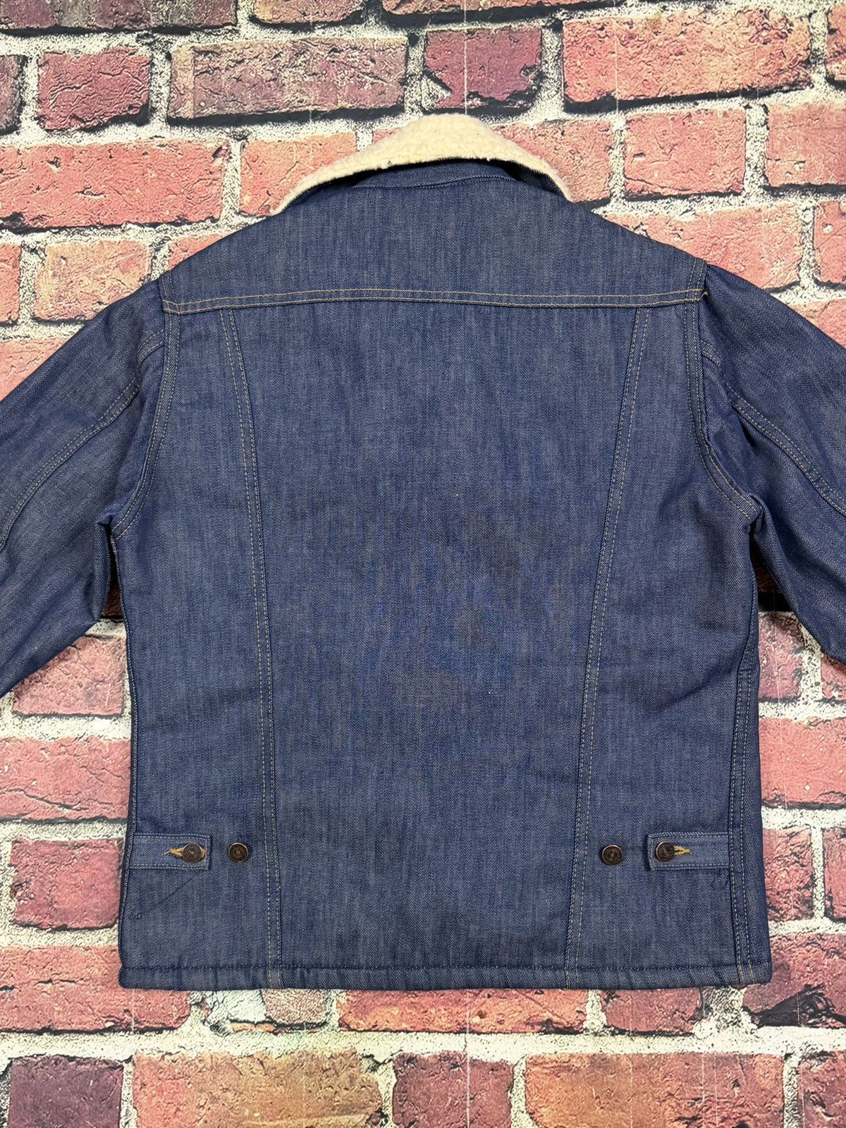 Sears Vintage Roebucks Sears Denim Trucker Jacket Sherpa Lined Size US M / EU 48-50 / 2 - 4 Thumbnail