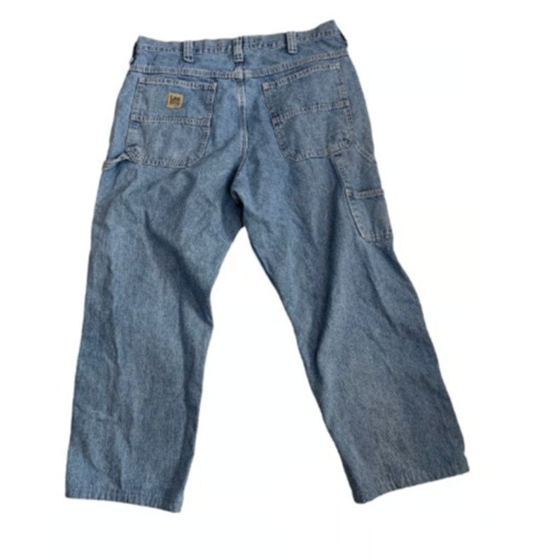 Lee Lee Dungarees Carpenter Jeans Men's Waist 36" Inseam 26" Size US 36 / EU 52 - 4 Thumbnail