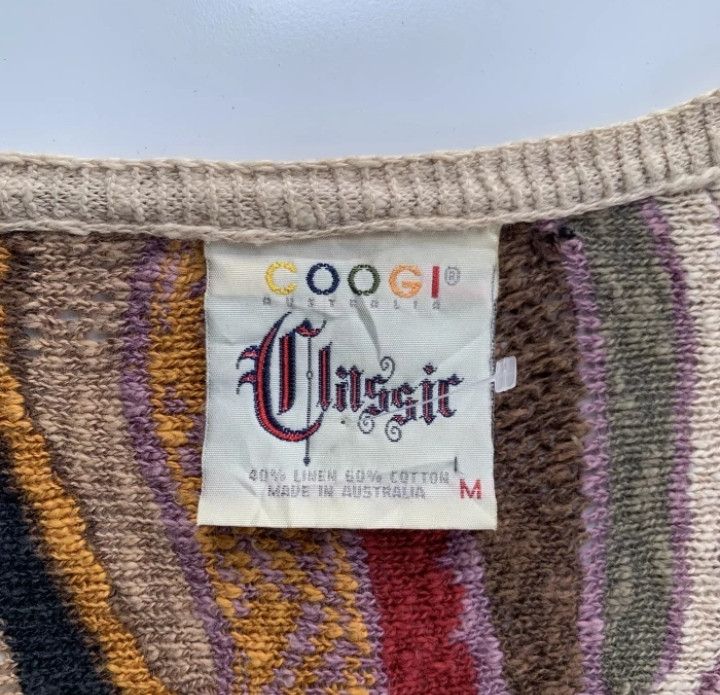 Coogi × Vintage Vintage Rare Authentic COOGI Classic Cardigan Pattern Size US M / EU 48-50 / 2 - 3 Thumbnail
