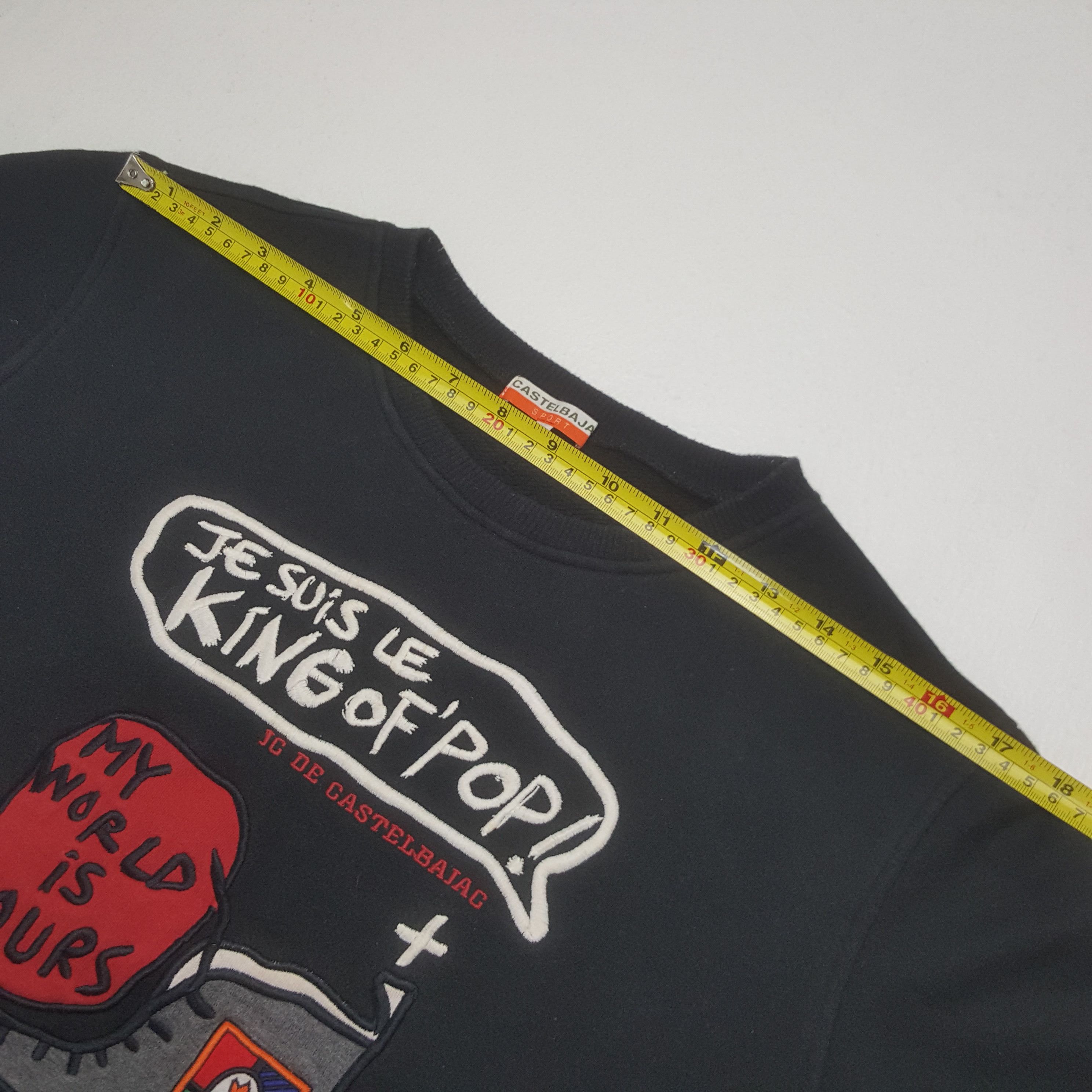 Jean Charles De Castelbajac Vintage Castelbajac Jesuis Le King Of Pop Sweatshirt C310N23 Size US M / EU 48-50 / 2 - 5 Thumbnail