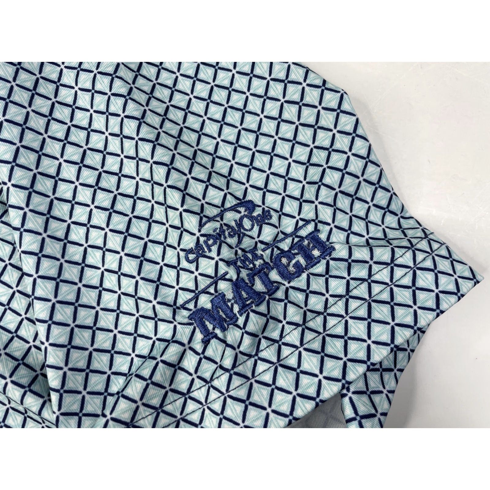 Mizzen+Main Mizzen+Main Polo Shirt Blue Short Sleeve XL Men Slim Golf Phil Mickelson THE CHALLENGE Size US XL / EU 56 / 4 - 2 Thumbnail