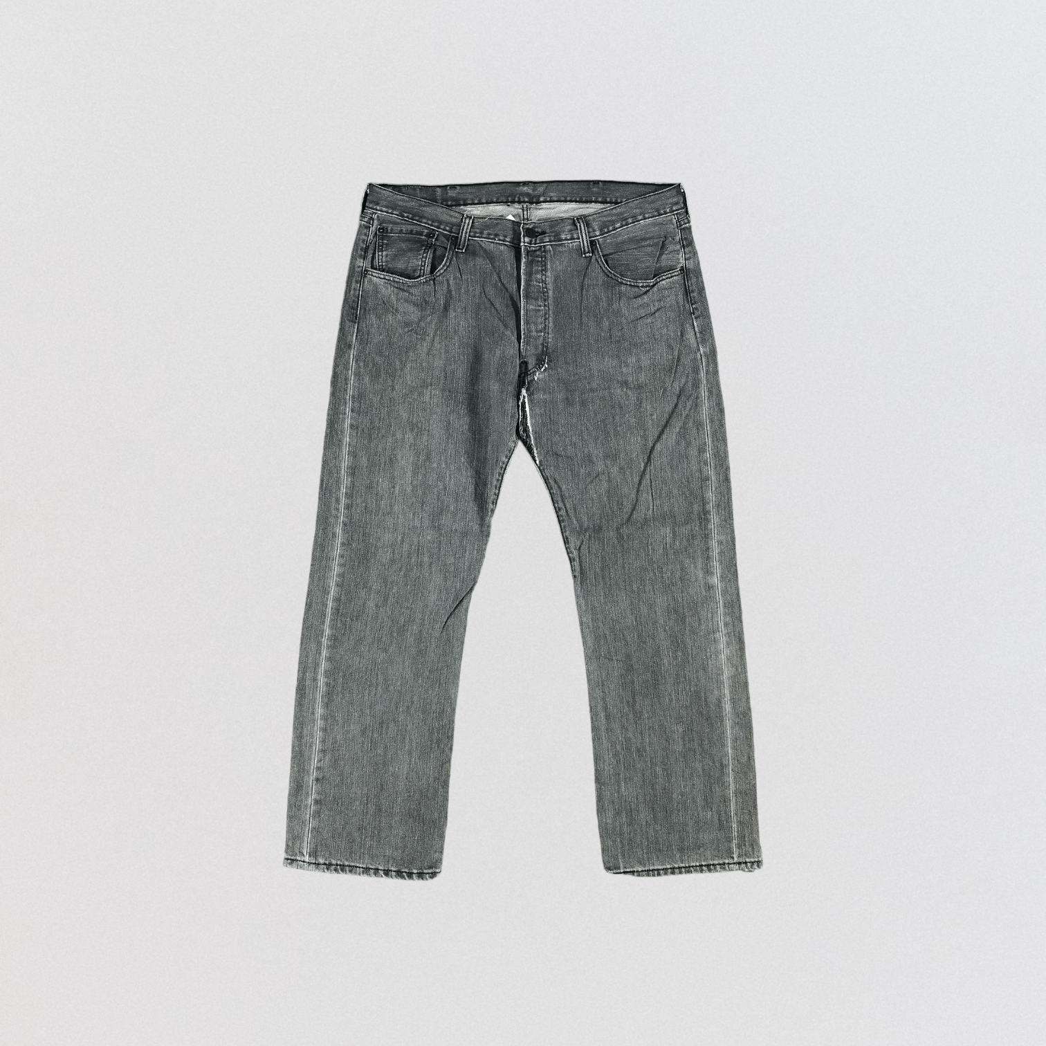 image of Faded Black Levis 501 Jeans-Jm2907, Men's (Size 38)