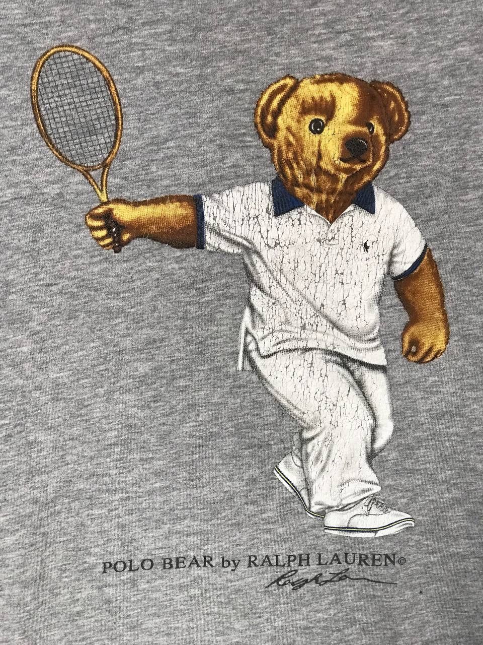 Vintage Vintage polo bear tennis Size US XL / EU 56 / 4 - 4 Thumbnail