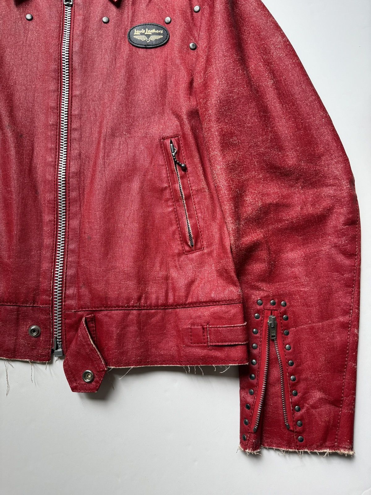 Junya Watanabe Junya Watanabe aw02’ red aviakit studded jacket Size US M / EU 48-50 / 2 - 9 Thumbnail