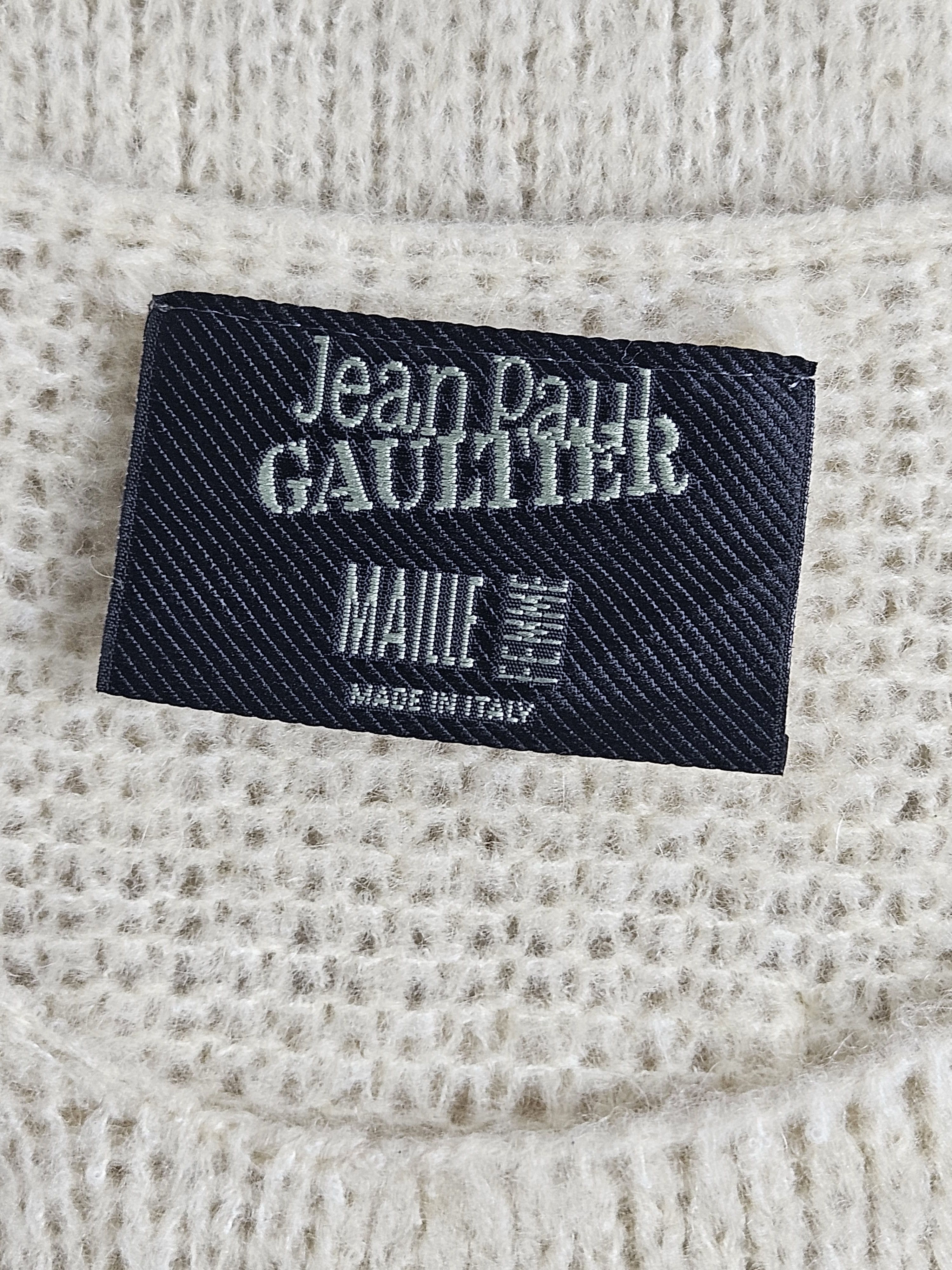 Jean Paul Gaultier Jean Paul Gaultier Maille Femme Knit Wool Tank Top Size S / US 4 / IT 40 - 4 Thumbnail