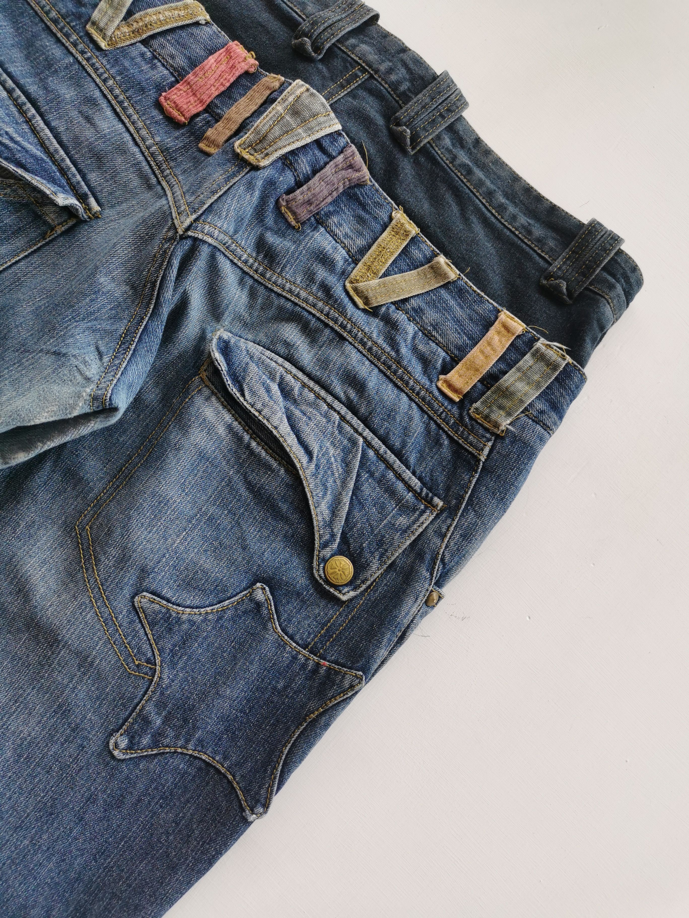 Kapital Rare BLINDEDGE Double Waist Japanese Style DenimJeans ☠️☠️🎌 Size US 32 / EU 48 - 12 Thumbnail