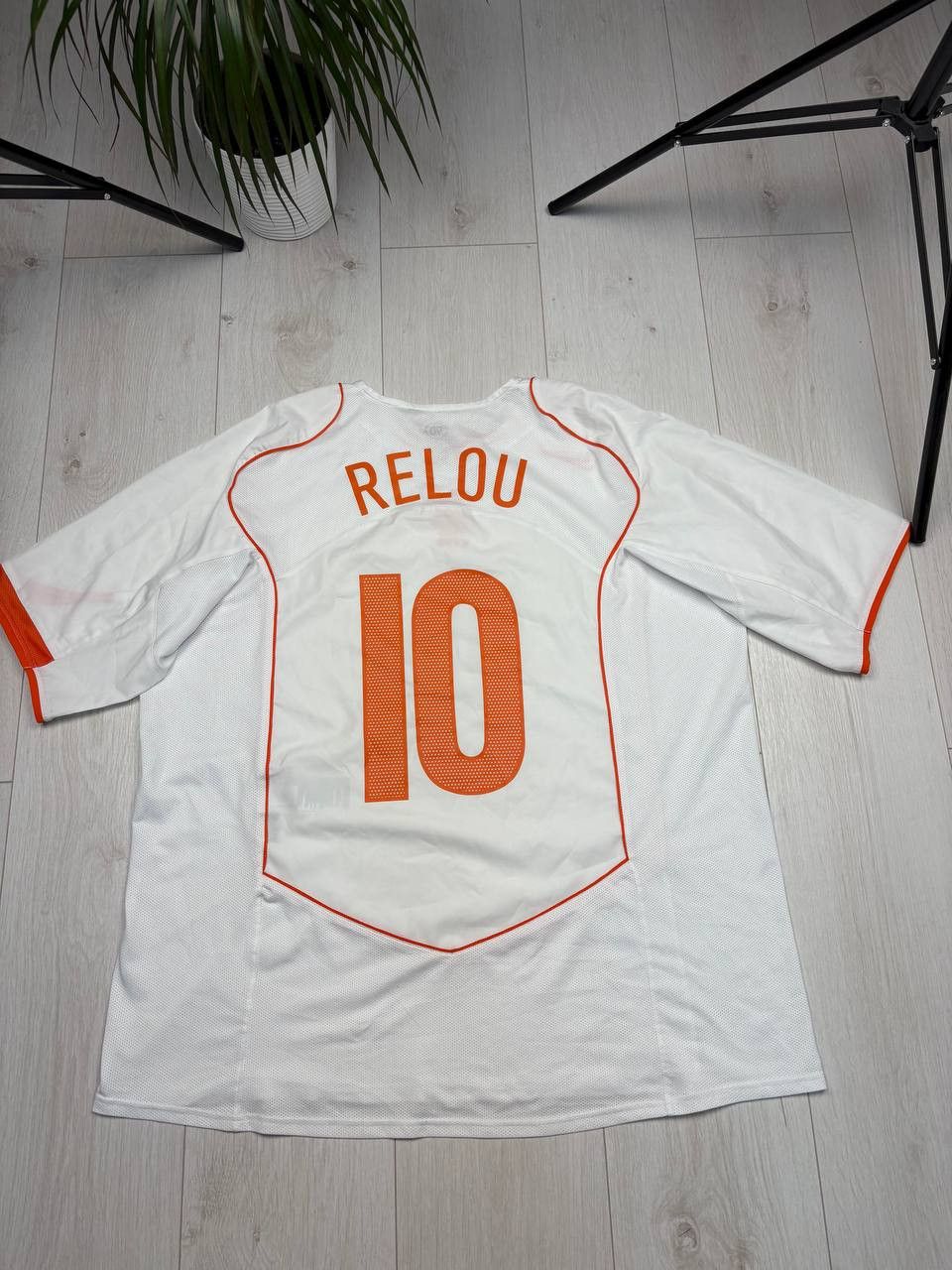 Nike Vintage 00s Nederland Nike RELOU #10 soccer jersey XXL Size US XXL / EU 58 / 5 - 6 Thumbnail