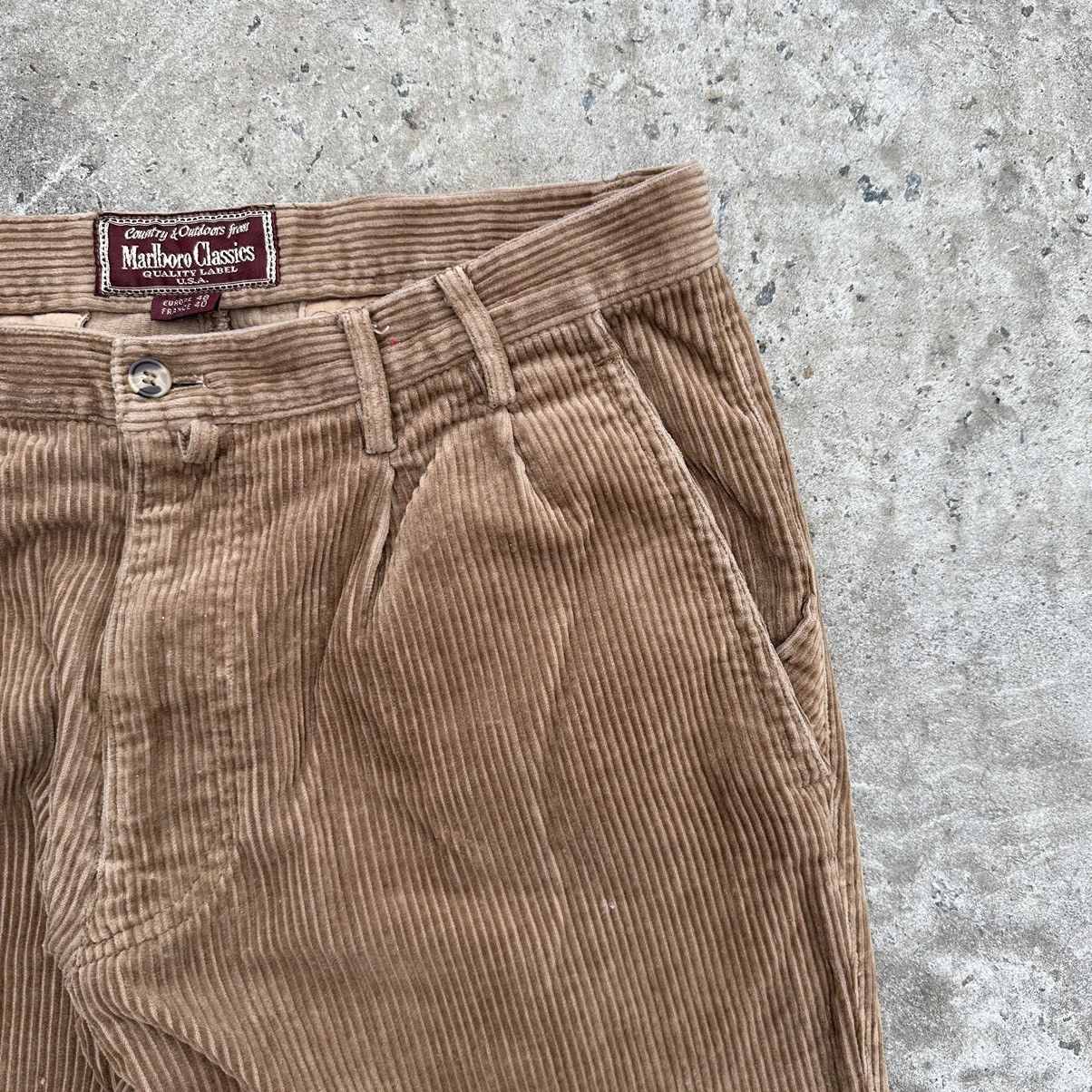 Vintage Vintage Corduroy Pants Marlboro Classic velveteen 90s Size US 32 / EU 48 - 8 Thumbnail