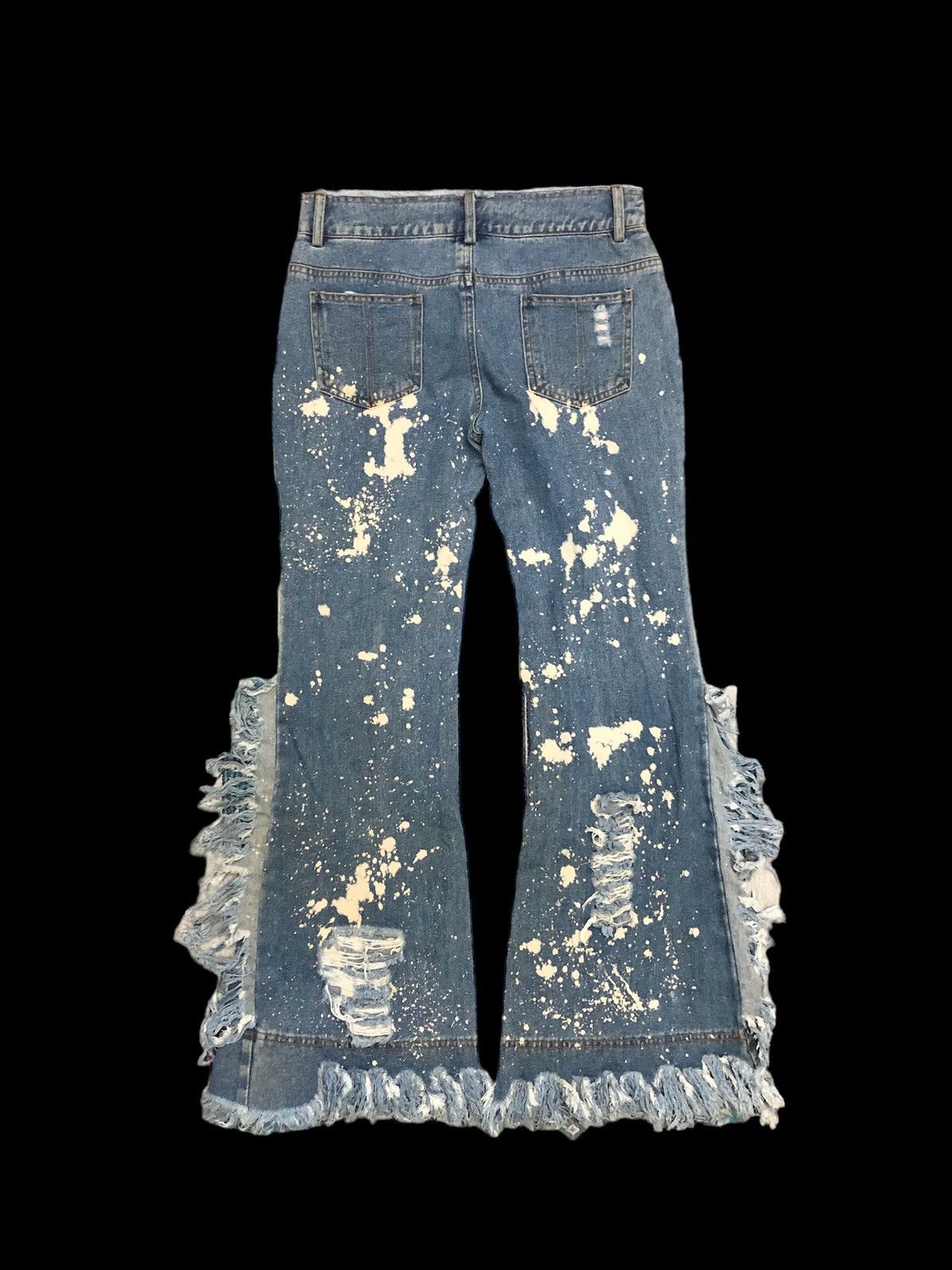 Japanese Brand FLARED BLEACHED WINK WINK DENIM Size 28" / US 6 / IT 42 - 2 Thumbnail
