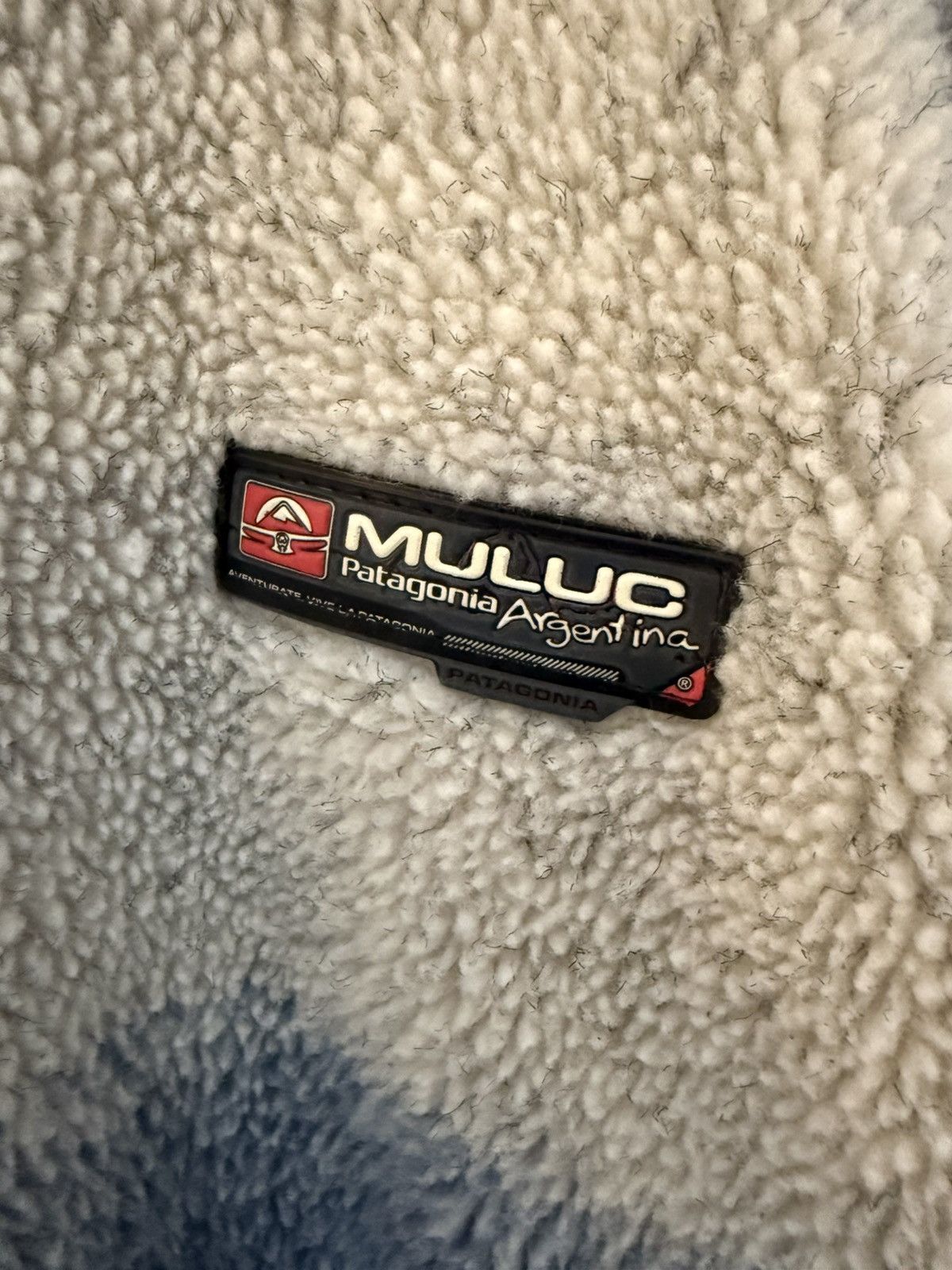 Patagonia Muluc Patagonia Argentina Ombre Fleece Jacket (Cream/Navy) Size US M / EU 48-50 / 2 - 3 Thumbnail