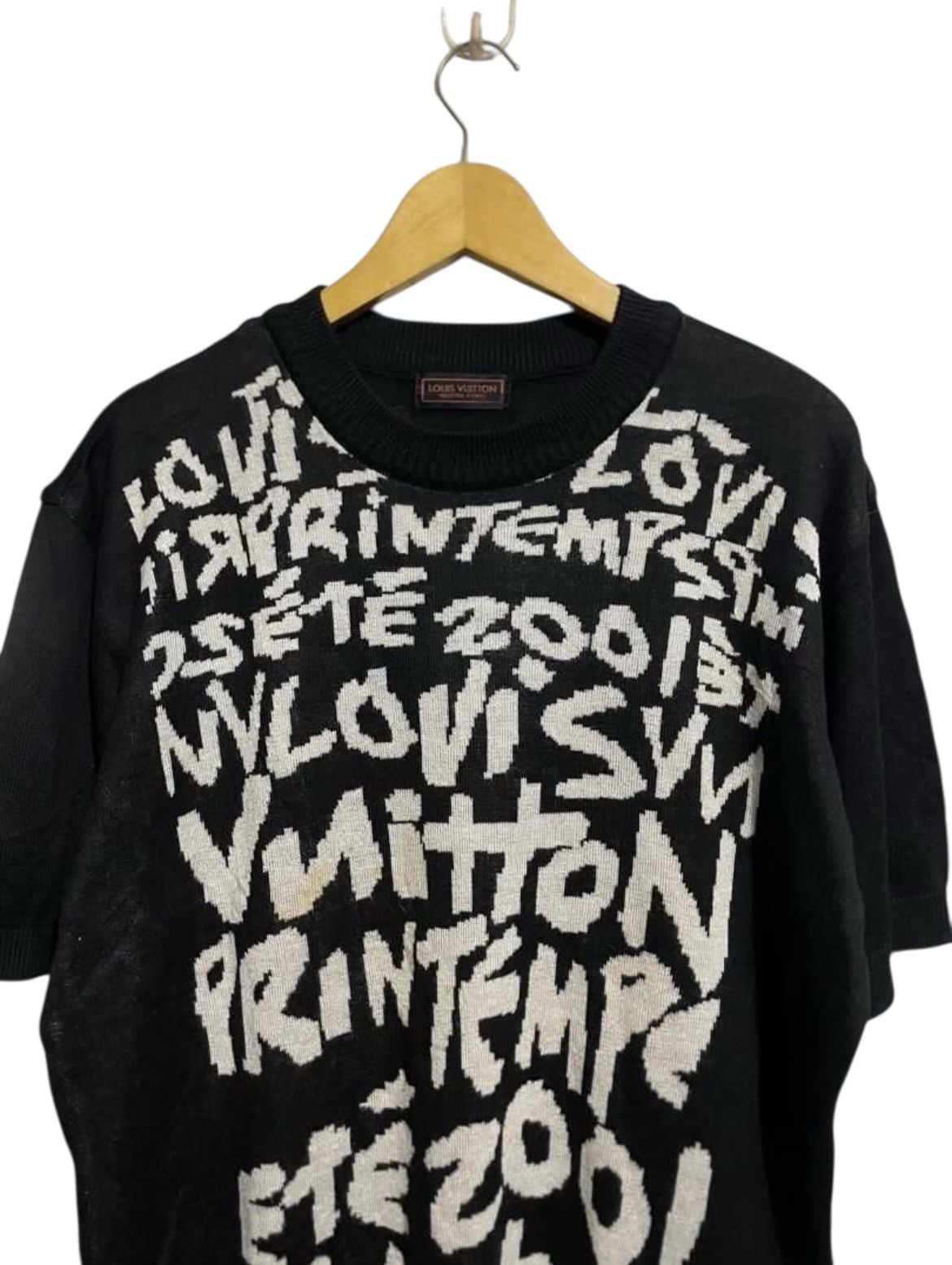 Louis Vuitton Vintage 2001 Louis Vuitton Stephen Sprouse Grafiti T-shirt Size US M / EU 48-50 / 2 - 2 Thumbnail