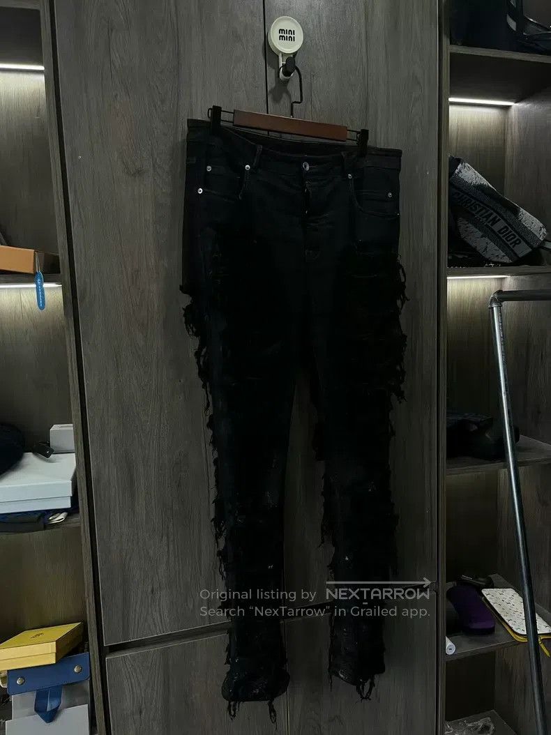 Rick Owens Rick Owens Black Havoc Jeans Size US 34 / EU 50 - 2 Thumbnail