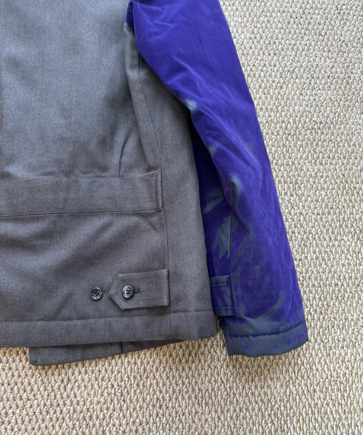 Comme des Garcons Comme des Garçons Homme Plus Velvet Sleeve Jacket K23 Size US M / EU 48-50 / 2 - 8 Thumbnail