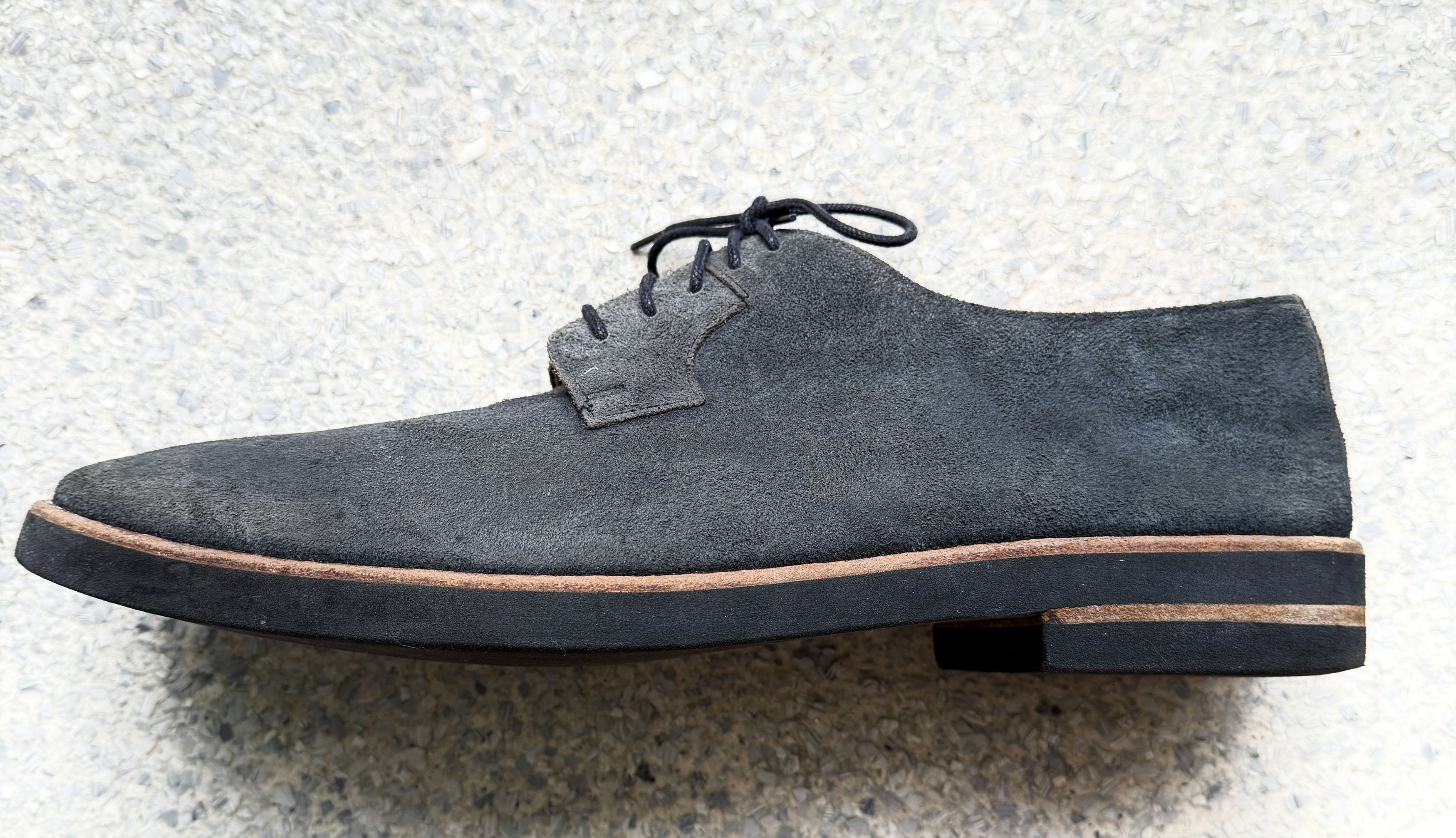 Maison Margiela Margiela Line 22 shoe black charcoal grey distressed sz 12 Size US 12 / EU 45 - 2 Thumbnail