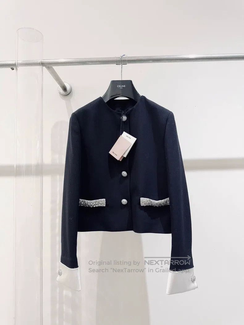 Miu Miu Miu Miu 40 Fall/winter rhinestone coat Size M / US 6-8 / IT 42-44 - 1 Thumbnail