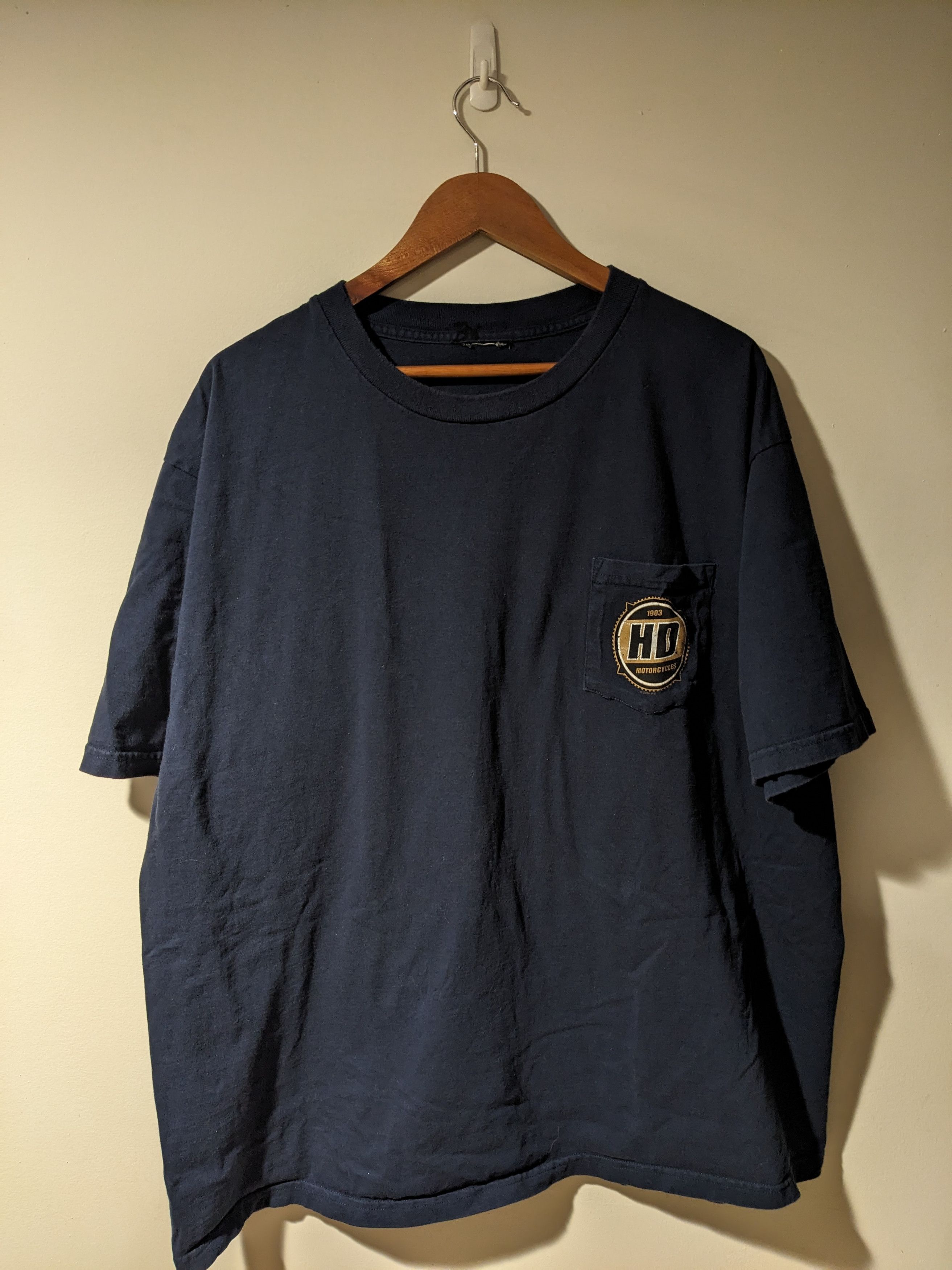 Harley Davidson × Vintage Vintage 2006 Harley-Davidson Motorcycle Country Farm T-Shirt Size US XXL / EU 58 / 5 - 4 Thumbnail