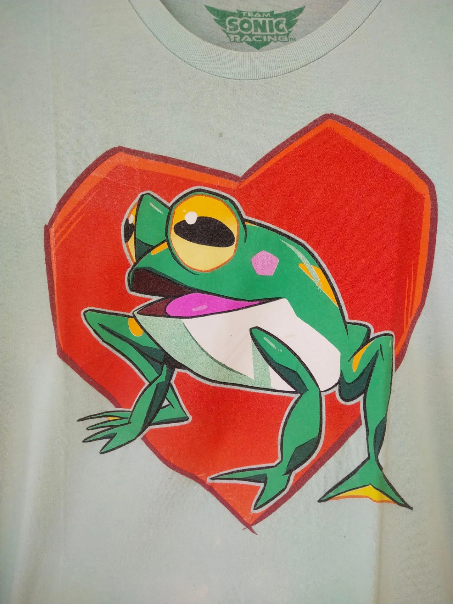The Game Sega Team Sonic Racing Frog Art Cartoon Game Tee Size US S / EU 44-46 / 1 - 2 Thumbnail