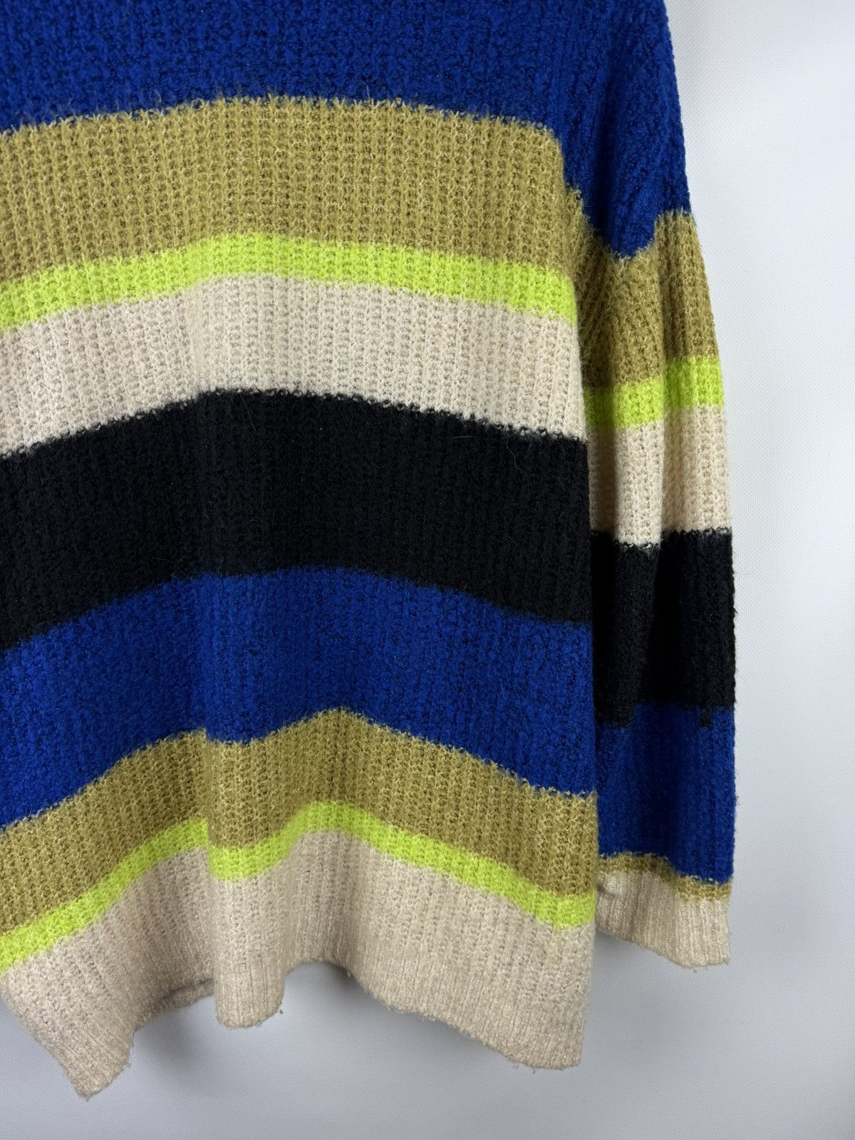 Kangol Kangol H&M Ladies Striped Oversized Sweater Pullover Size S Size S / US 4 / IT 40 - 22 Thumbnail