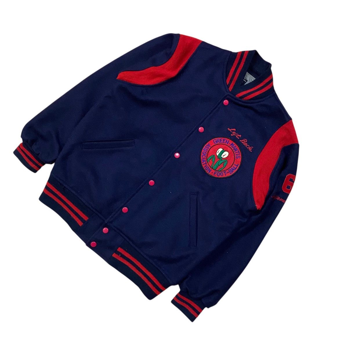 Vintage ☀️Vintage Green Mantis Association Football wool varsity Size US M / EU 48-50 / 2 - 2 Thumbnail