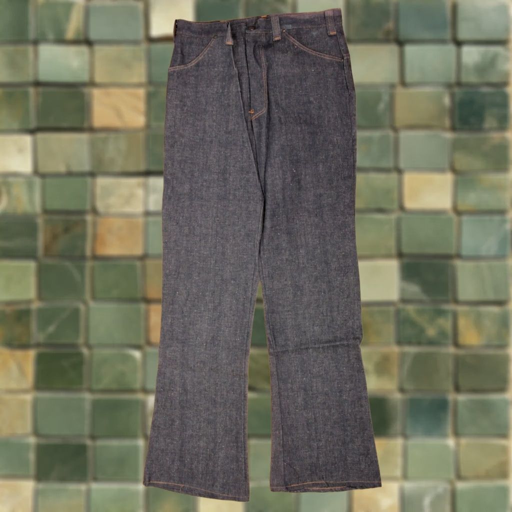 Vintage Stephens Bellbottoms Jeans 31x33 VTG 1970s Flare Jeans Blue Cotton Mens Size US 31 - 1 Thumbnail