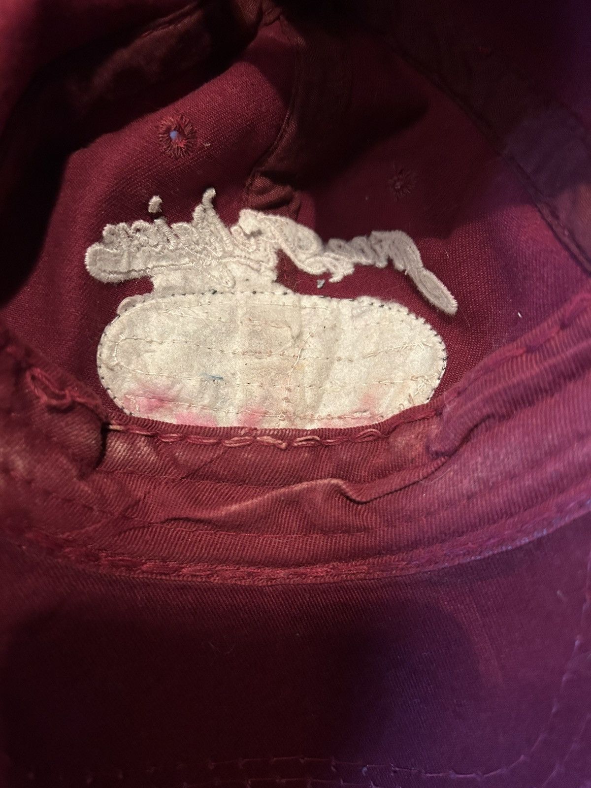 True Religion hat vintage red burgundy cap