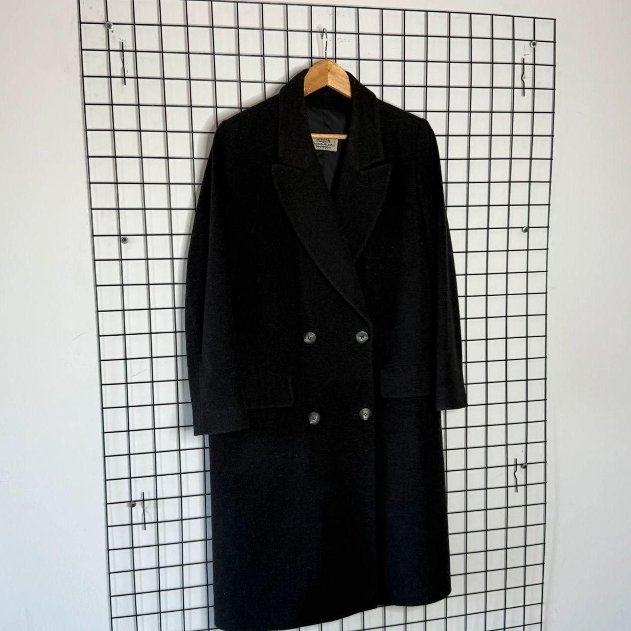 Vintage Vintage 90s Double Breasted Wool Coat Grey Size US S / EU 44-46 / 1 - 2 Thumbnail