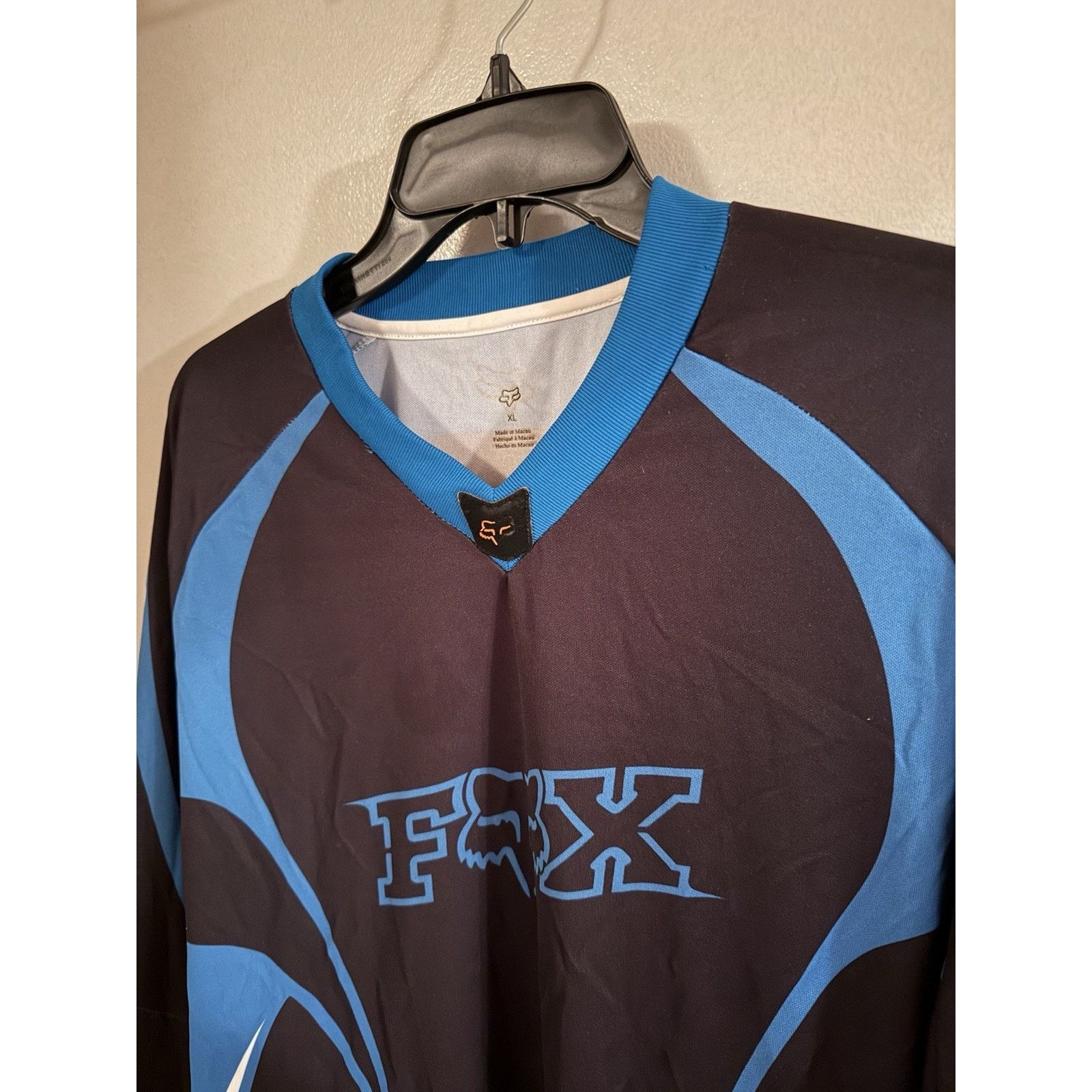 Fox Racing Vintage Fox Racing Jersey XL Long Sleeve Size US XL / EU 56 / 4 - 6 Thumbnail