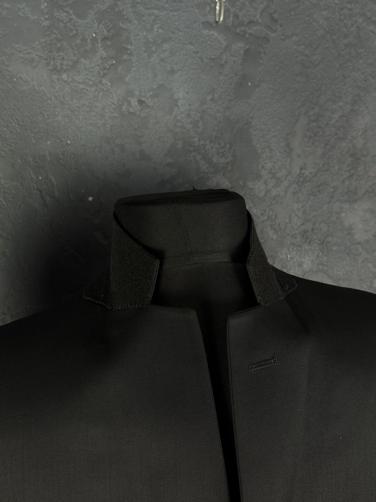 Balmain BALMAIN Paris Navy Wool Blend Slim Fit Black Men’s Suit 46R Size 46R - 10 Thumbnail