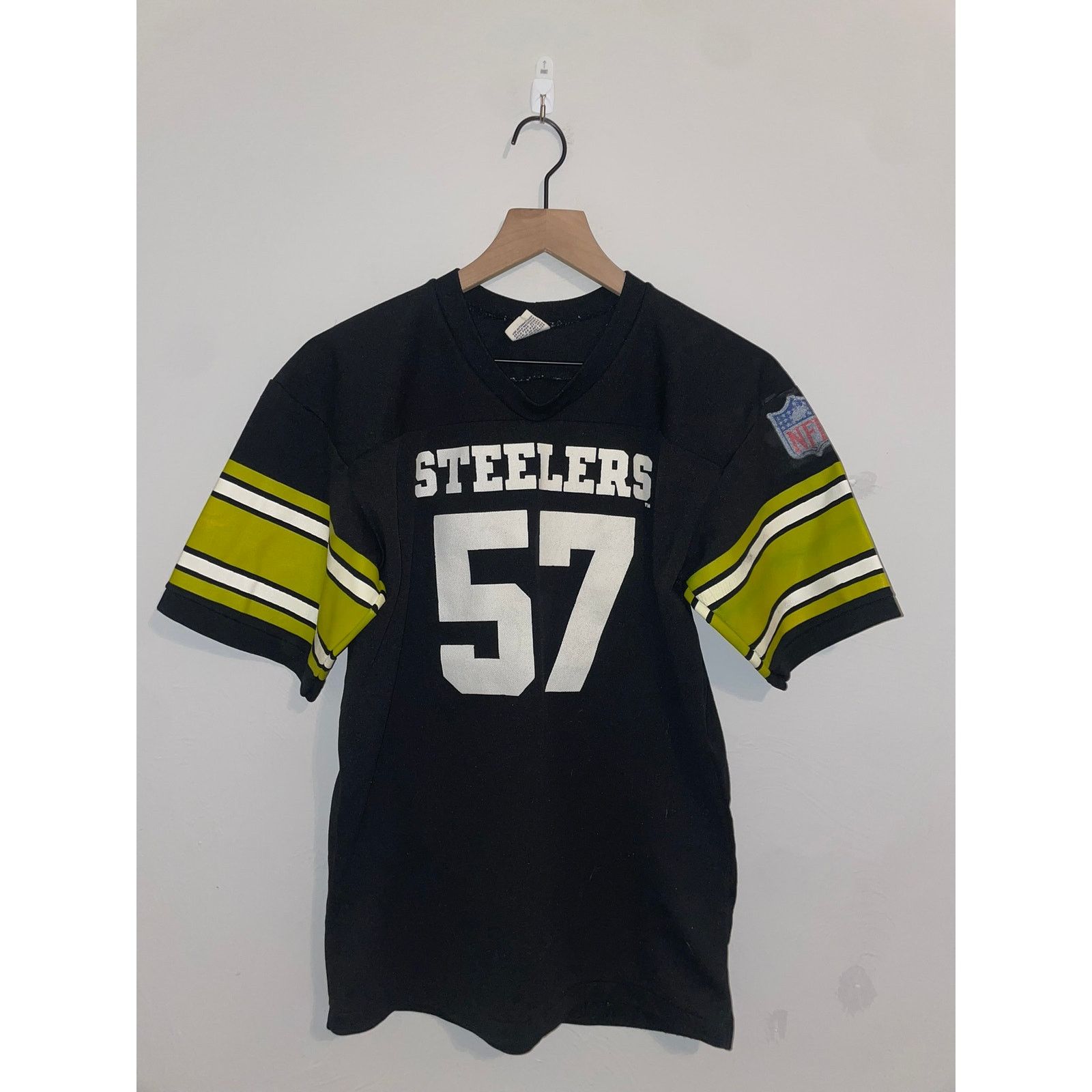 NFL Vintage Pittsburgh Steelers Jersey #57 Rawlings NFL 80s M Size US M / EU 48-50 / 2 - 1 Thumbnail