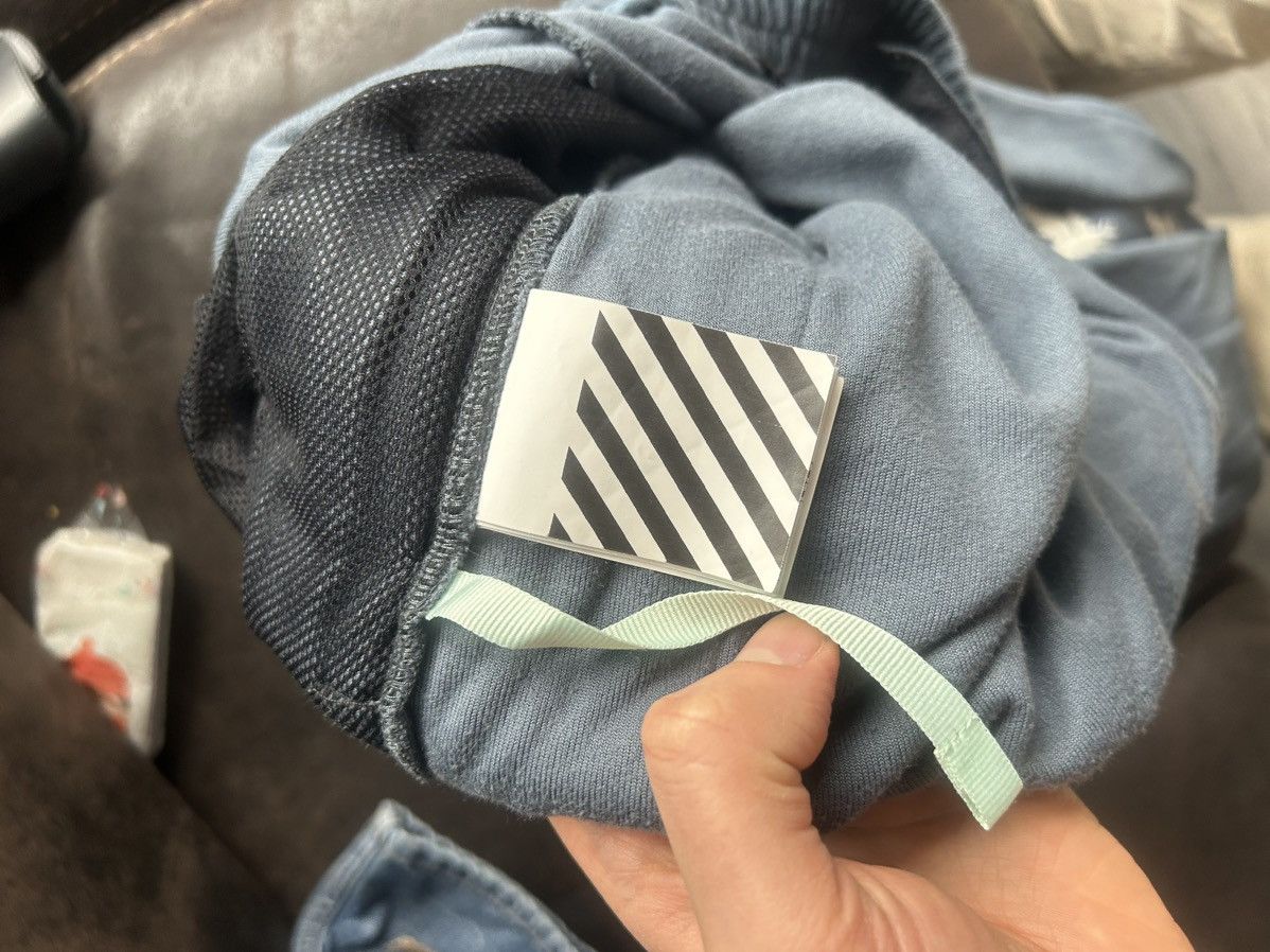 Off-White Blue Velvet / Velours Eagle Track Pants Size US 38 / EU 54 - 12 Thumbnail
