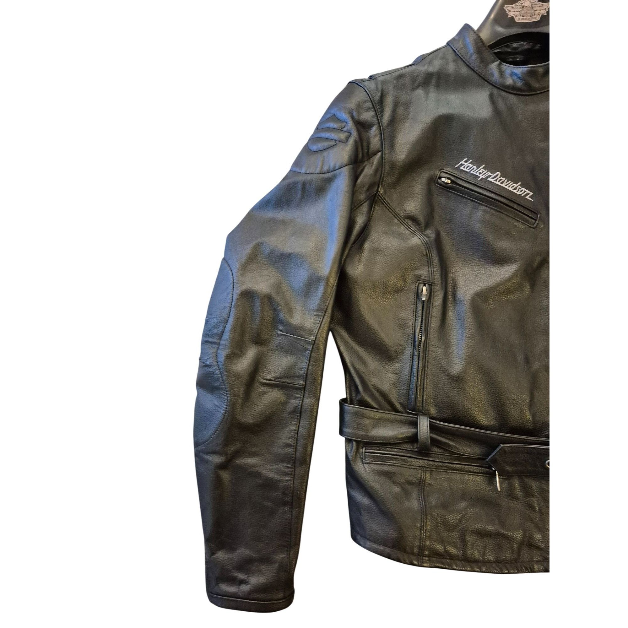 Harley Davidson Harley-Davidson Black Leather Motorcycle Jacket Women's L Size L / US 10 / IT 46 - 16 Thumbnail