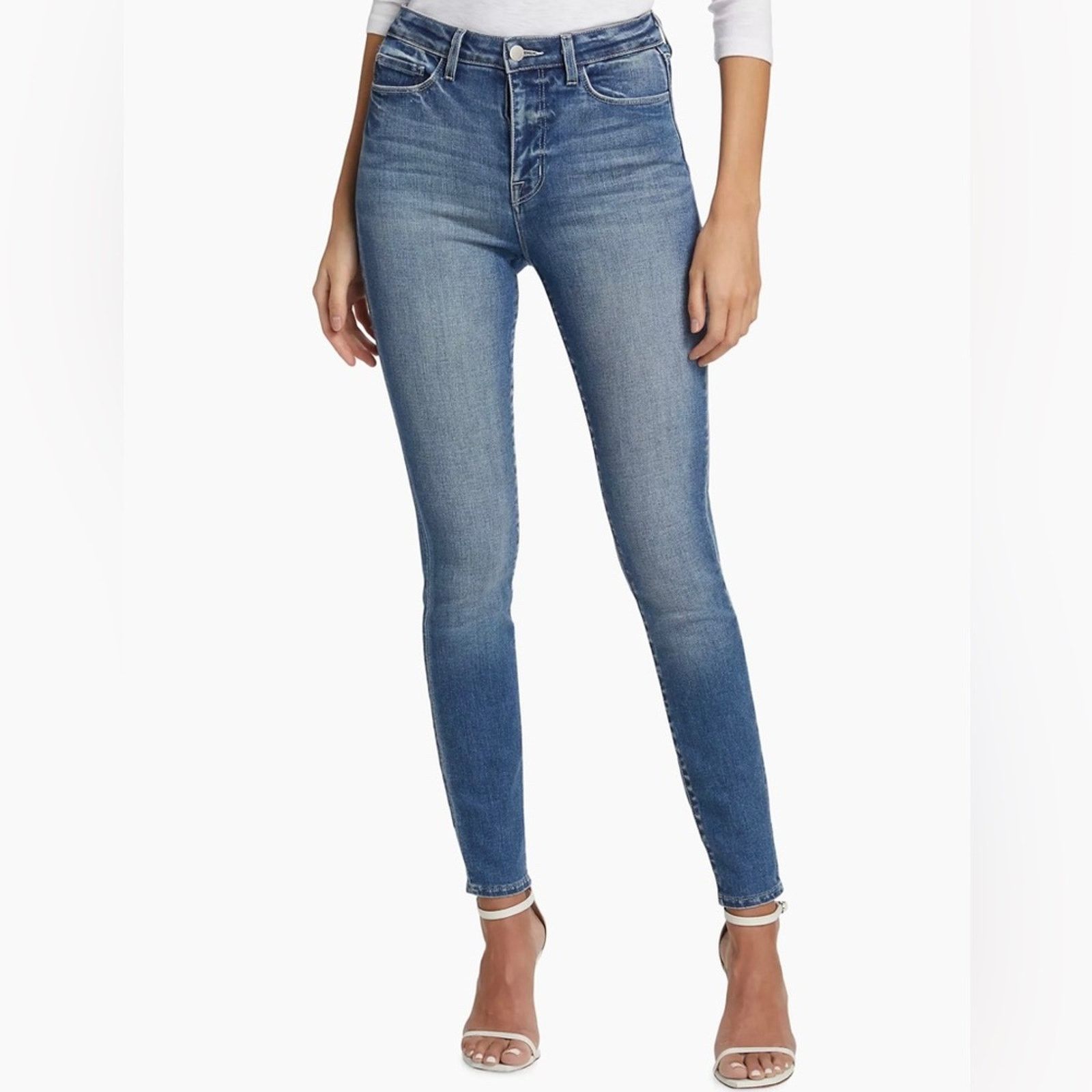 L'AGENCE L’Agence Monique Ultra High Rise Skinny Laguna Jeans size 30 Size 30" / US 8 / IT 44 - 3 Thumbnail
