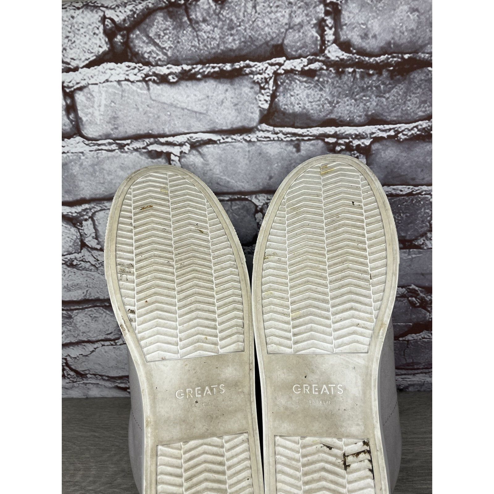 Greats Greats Gray Canvas Fabric Lace Up Low Casual Sneakers Shoes Size US 12 / EU 45 - 7 Thumbnail