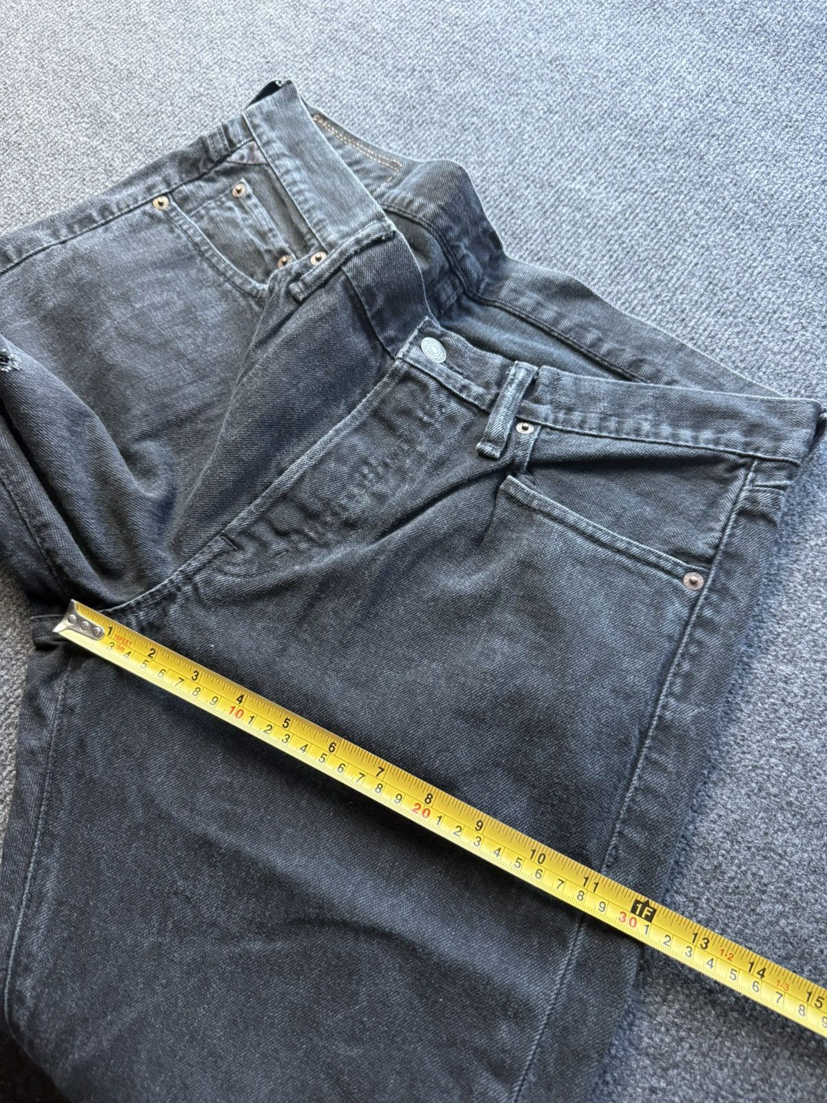 Denim & Supply Ralph Lauren 00s 🇺🇸 Ralph Lauren Denim Supply Black Slim Jeans Distressed Size US 34 / EU 50 - 23 Thumbnail