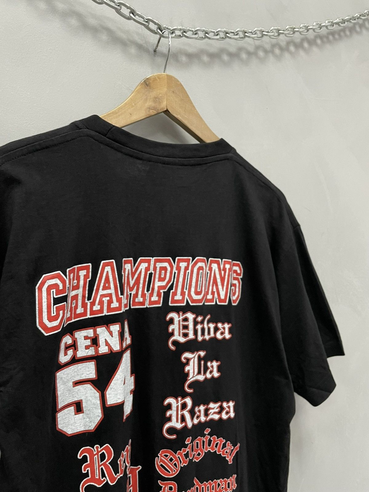 WWE Rare 90s WWE t-shirt The Big Apple Rey Mysterio Cena 2000s Size US L / EU 52-54 / 3 - 10 Thumbnail