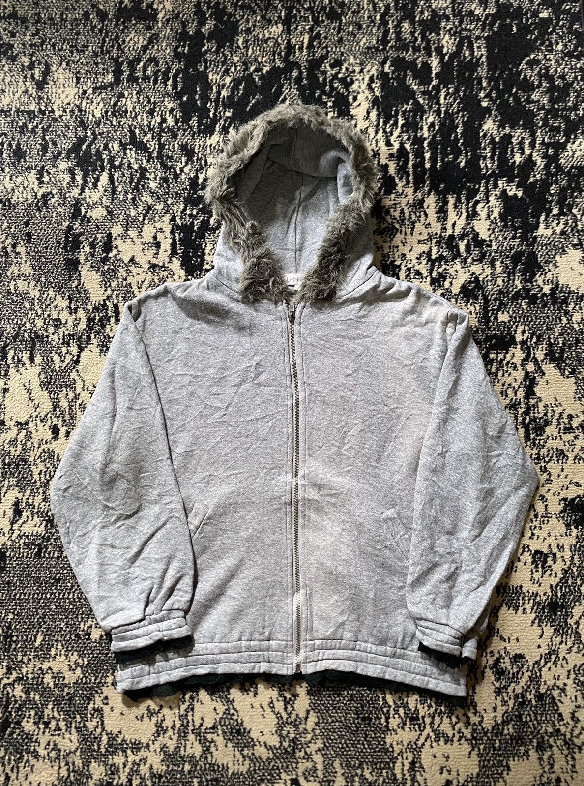 If Six Was Nine × Japanese Brand × Le Grande Bleu (L.G.B.) Japanes Lindstrom Fur Hoodie Lgb Style Size L / US 10 / IT 46 - 1 Thumbnail