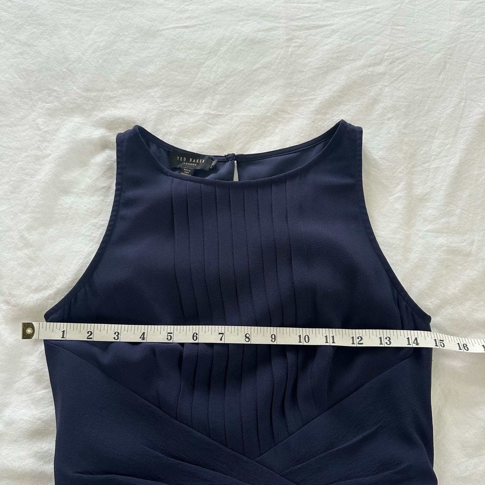 Ted Baker Ted Baker Saphira Tiered Pleat A-Line Silk Dress Size 1 Size XS / US 0-2 / IT 36-38 - 10 Thumbnail