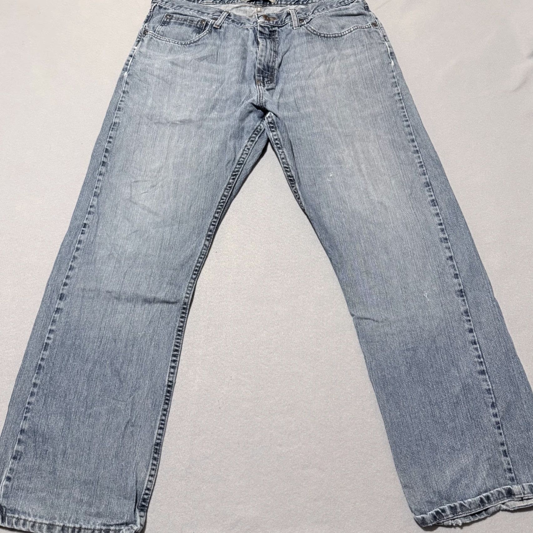 Wrangler Wrangler Jeans Men's Blue Denim Relaxed Boot Cut 36x30 - 5-Pocket Design - Wrangler Originals - Jeans - Blue - Men Size US 36 / EU 52 - 2 Thumbnail