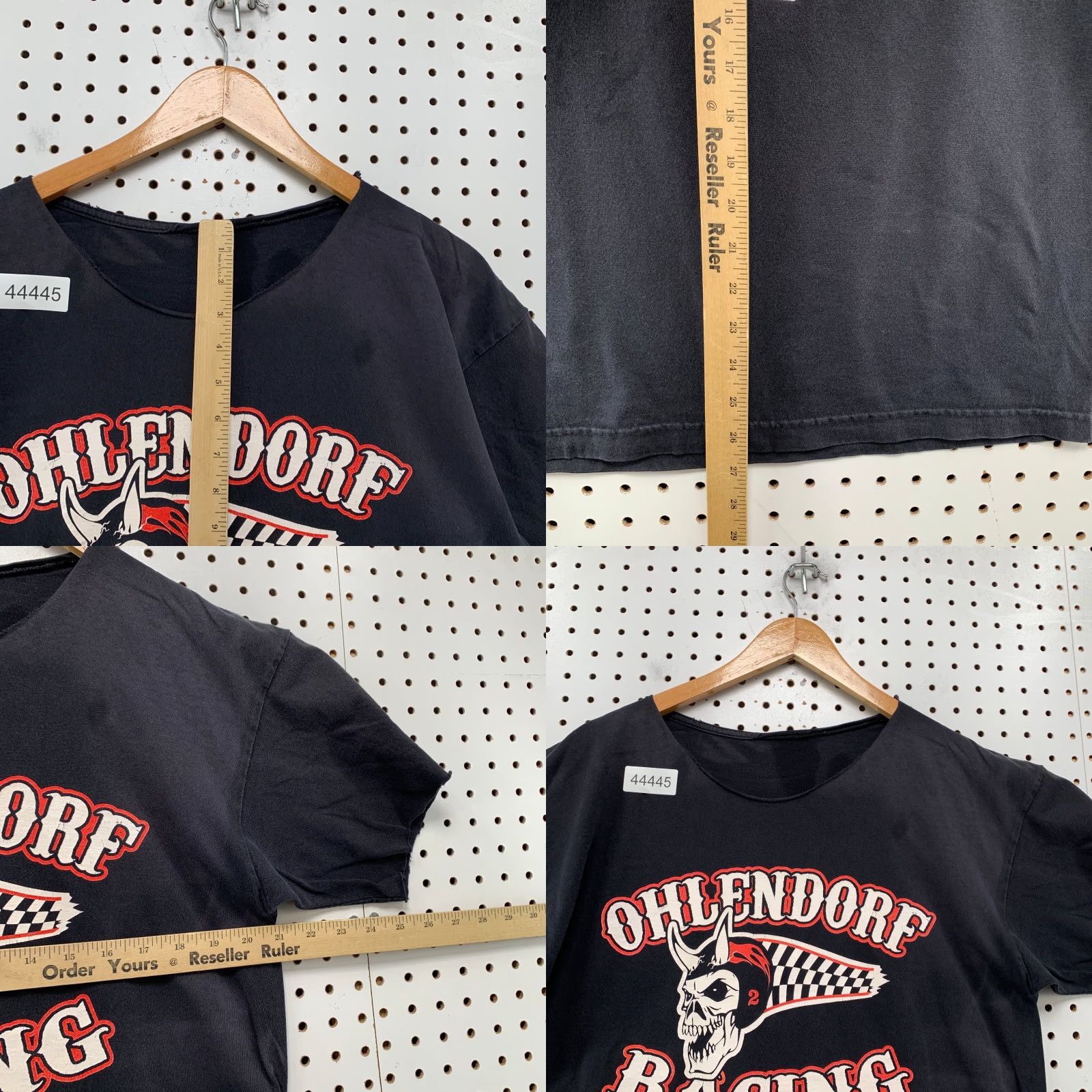 Gildan VINTAGE Gildan T-Shirt Men L Black Ohlendorf Racing Skull Shirt Motorcycle Biker Drive It Like Stole Size US L / EU 52-54 / 3 - 8 Thumbnail