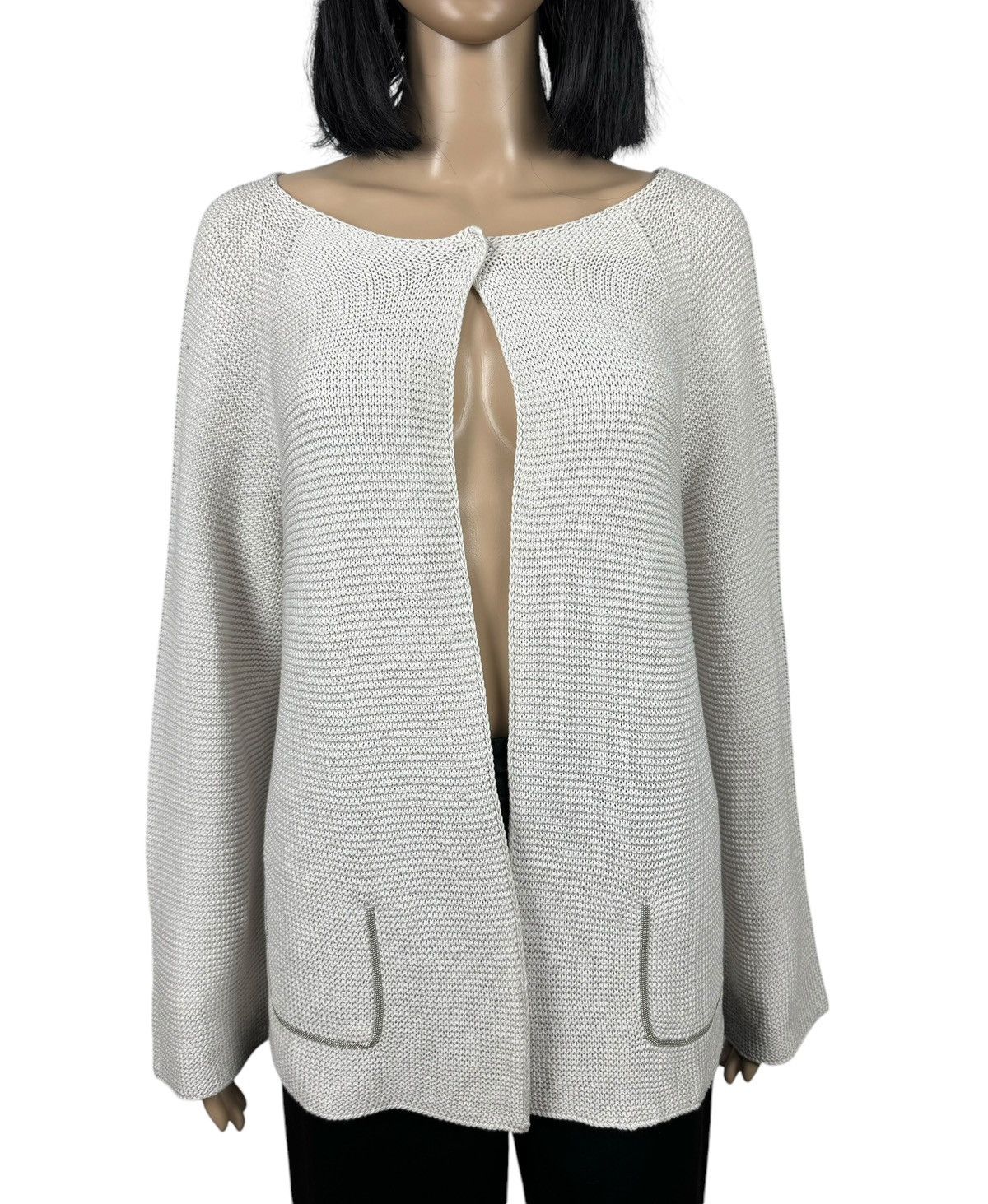 Fabiana Filippi Fabiana Filippi Knit Cotton Jacket Made In Italy size L Size L / US 10 / IT 46 - 2 Thumbnail