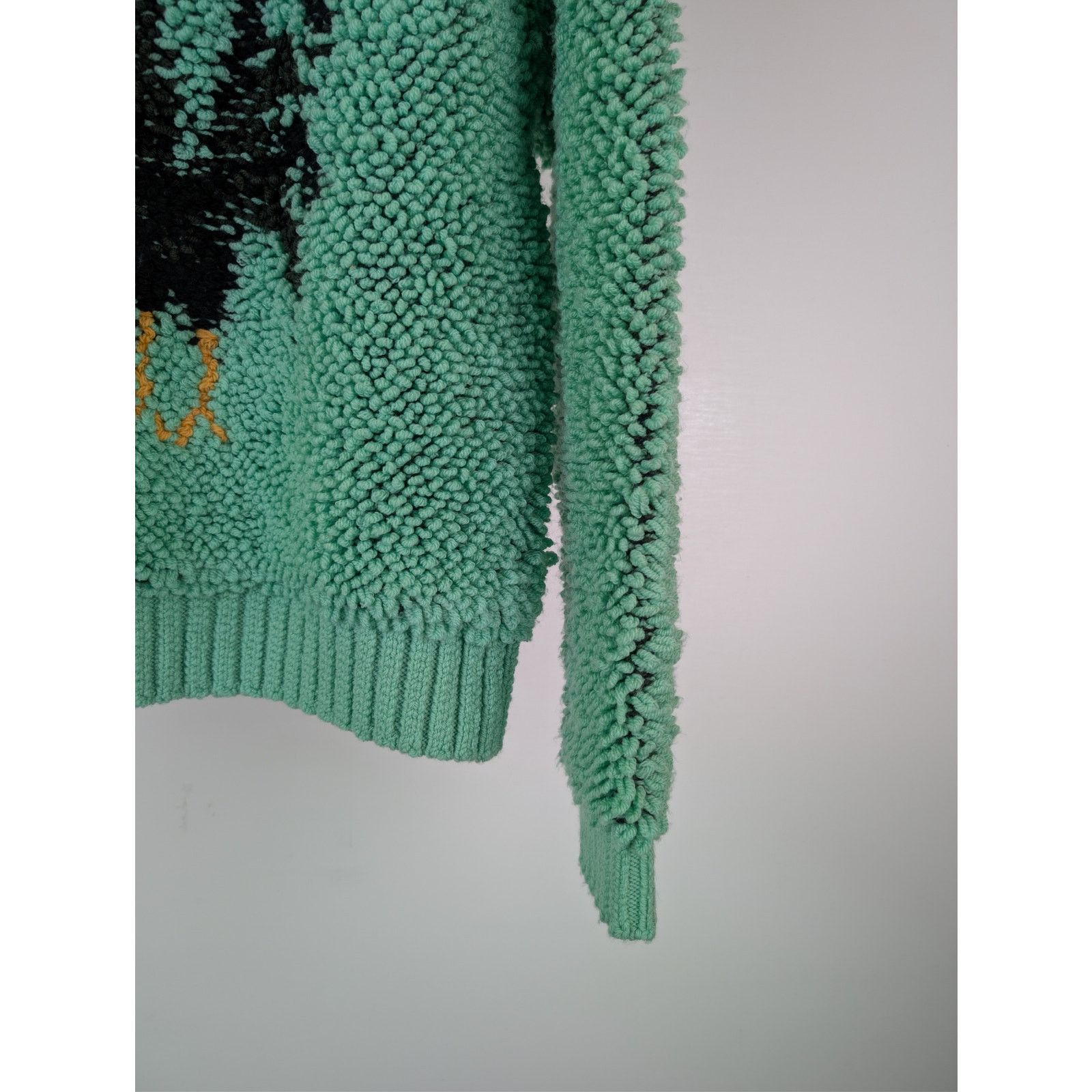 Bottega Veneta o1rshd1 Animal Jacquard Sweater HW Graphic in Siren Size US S / EU 44-46 / 1 - 5 Thumbnail