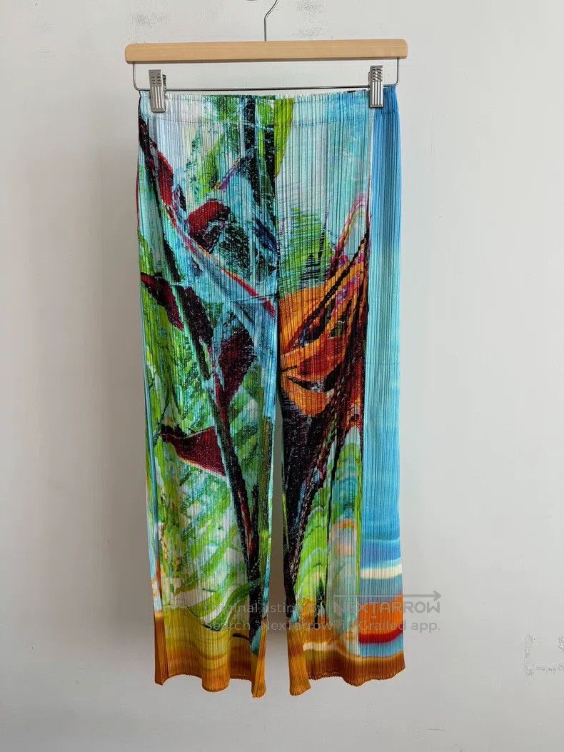 Issey Miyake Issey Miyake Color Block Pants Size 25" / US 0 / IT 36 - 1 Thumbnail