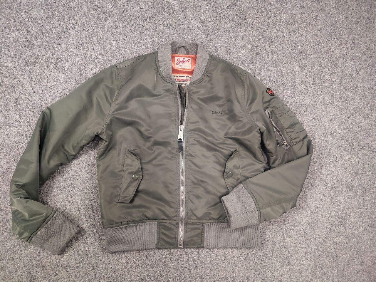 Schott Schott NYC Vintage American College Bomber Jacket Military Size L / US 10 / IT 46 - 8 Thumbnail